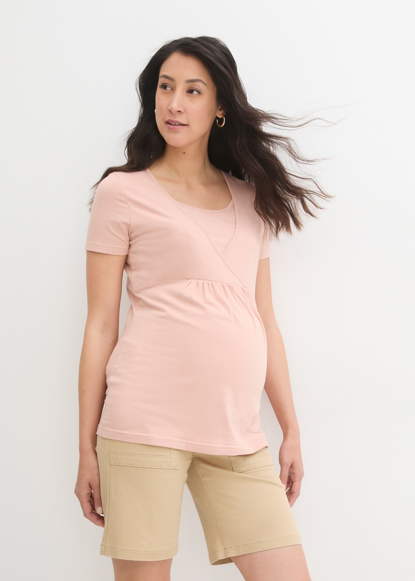 bonprix T-shirt d'allaitement »2-in-1 Umstands- und Stillshirts (2er Pack?)«, 2 cuis 2-in-1 Umstands- und Stillshirts (2er Pack?)
