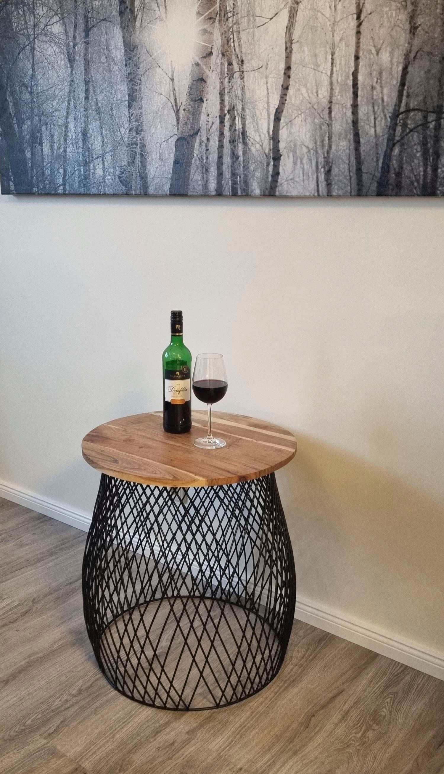 Ambiente Haus Beistelltisch »Urban rundes Beistelltisch käfig -H 50cm« 1 Stk. tlg.