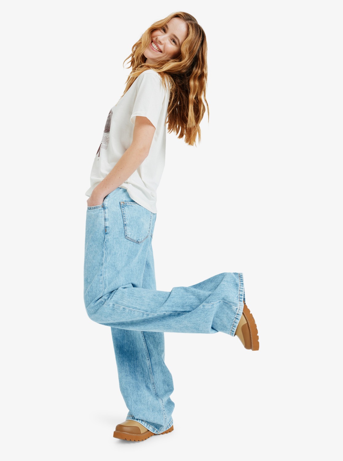 Roxy Jogginghose »STUNNING VIEW MID BEAU BLUE«  sportlicher Stil, für Freizeit und sportliche Aktivitäten