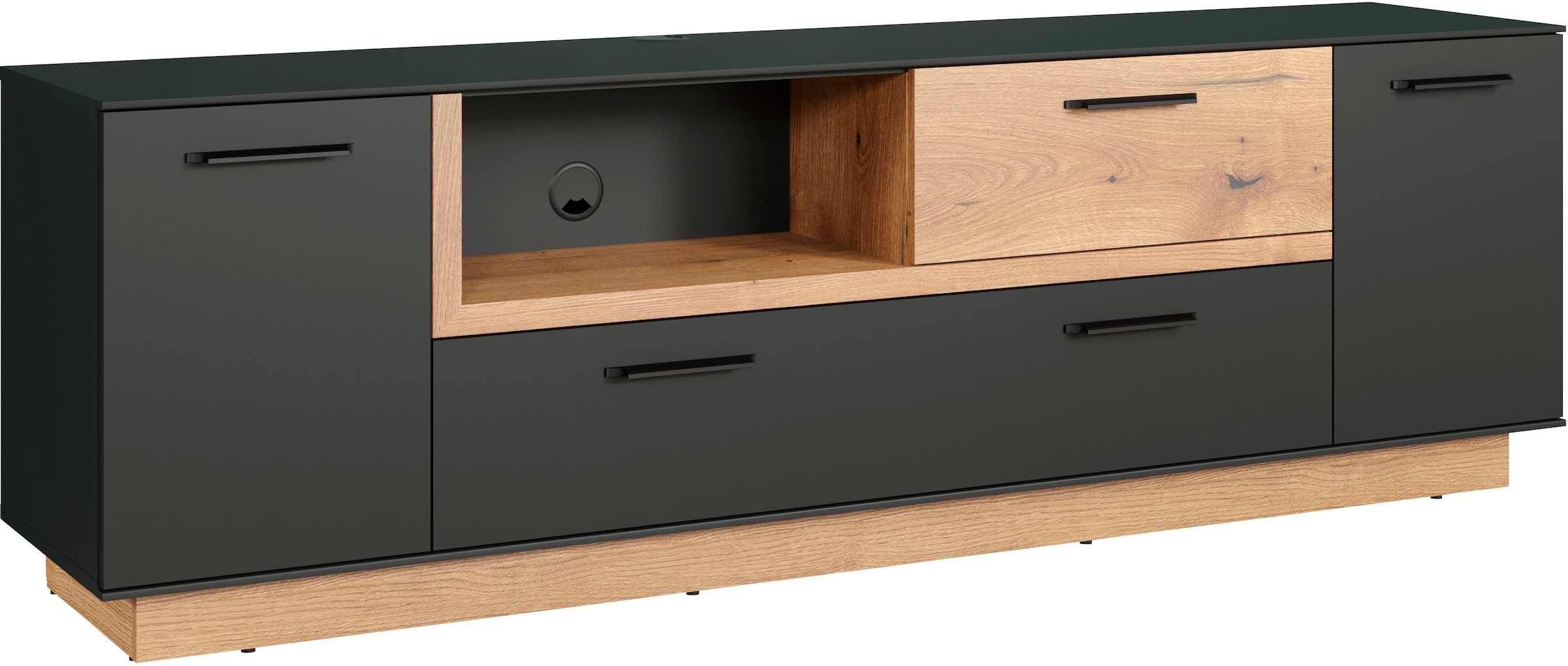 INOSIGN TV-Bank »Premont« 1 Stk. tlg. Eleganter, zweifarbiger TV-Schrank - Lowboard mit Soft-Close