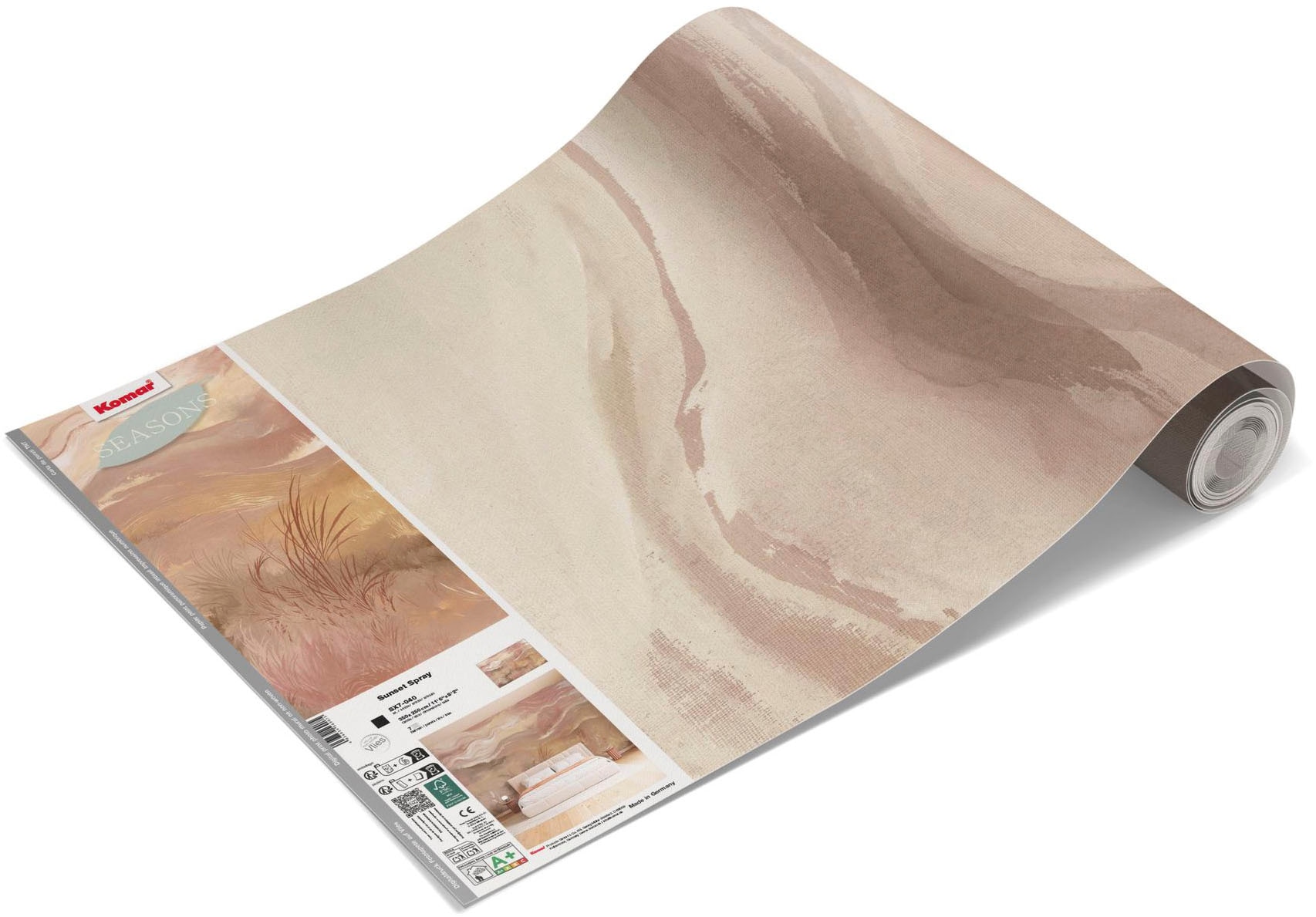 Komar Fototapete »Vlies Fototapete - Sunset Spray - Grösse 350 x 250 cm« Motiv | bedruckt glatt