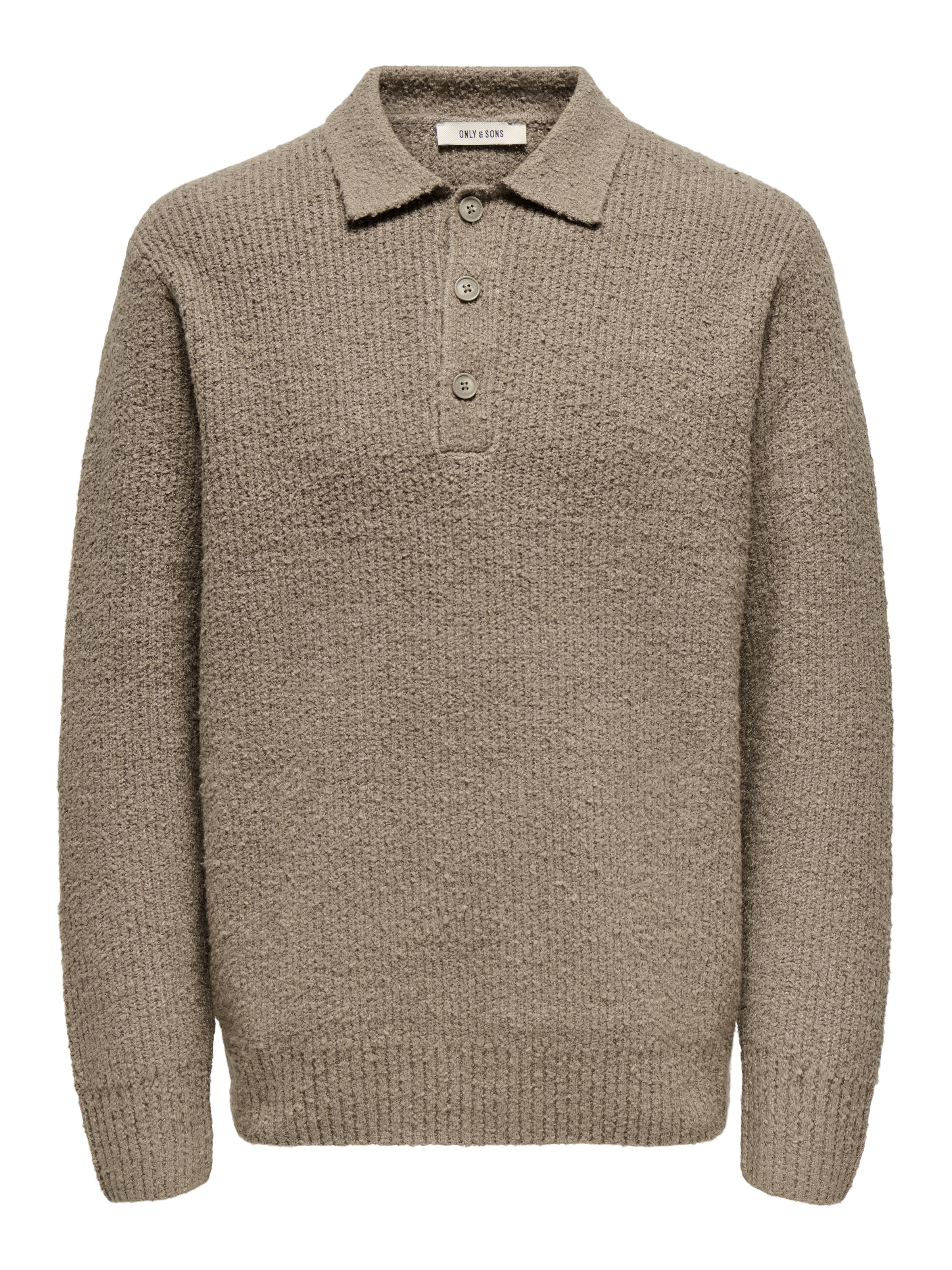 ONLY & SONS Polokragenpullover »ONSDALE RLX LS POLO KNIT NOOS« Baumwollmischung, relaxed fit