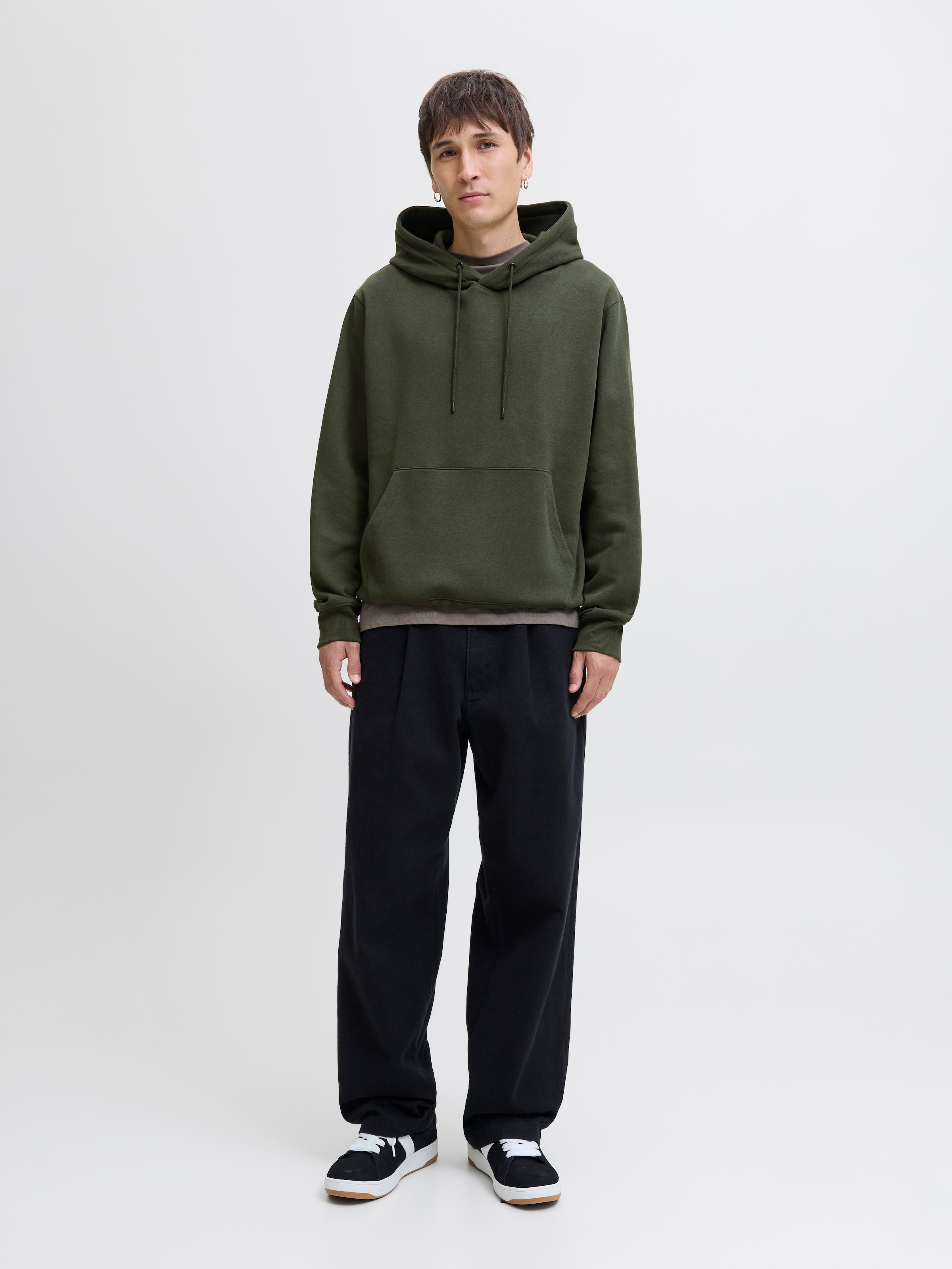 Jack & Jones Kapuzensweatshirt »JJESTAR BASIC SWEAT HOOD NOOS« mit Rippbündchen