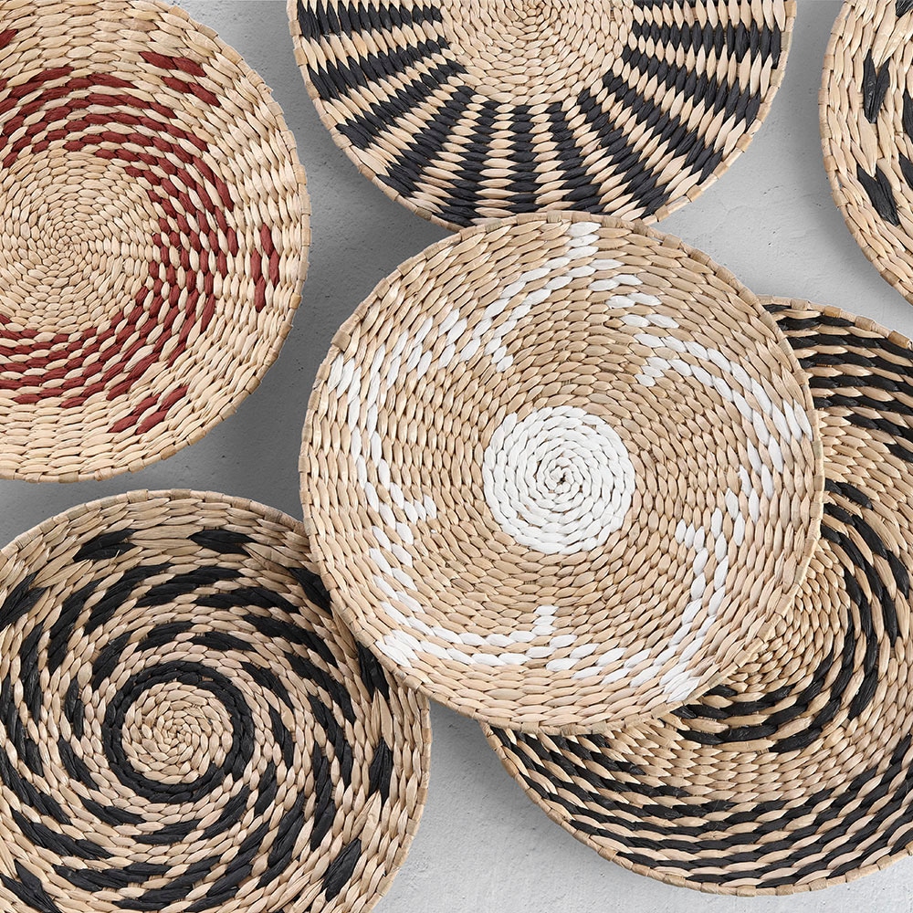 Zeller Present Dekoschale Ø 30 cm, Papiergeflecht