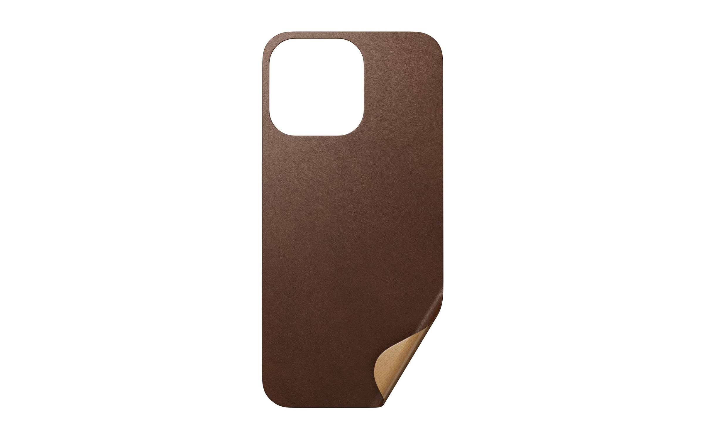 Nomad Smartphone-Hülle »Leather Skin iPhone 13 Pro Br« iPhone 13 Pro