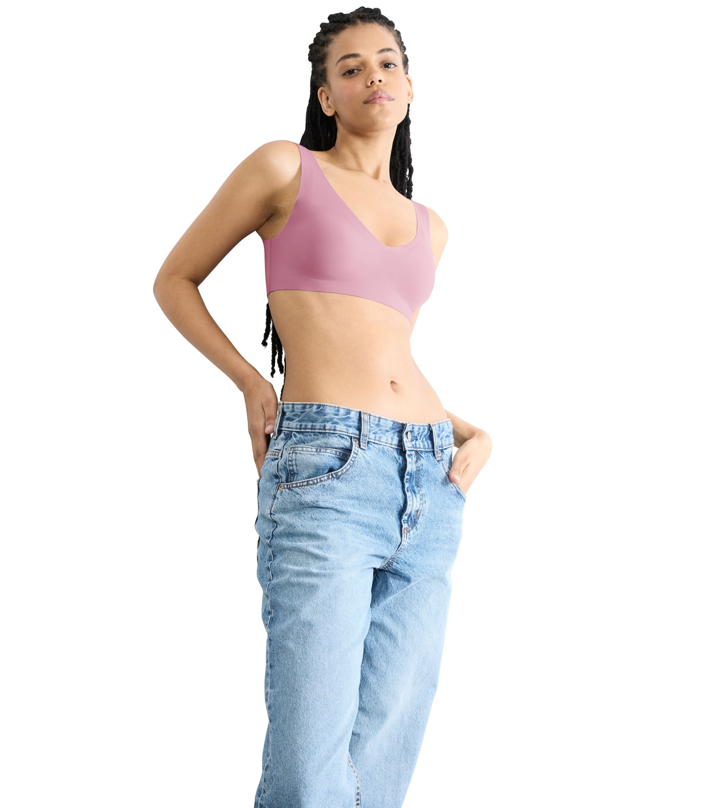 sloggi Bralette »ZERO Feel 2.0« nahtlos, herausnehmbare Pads, Mikrofaser, doppellagig