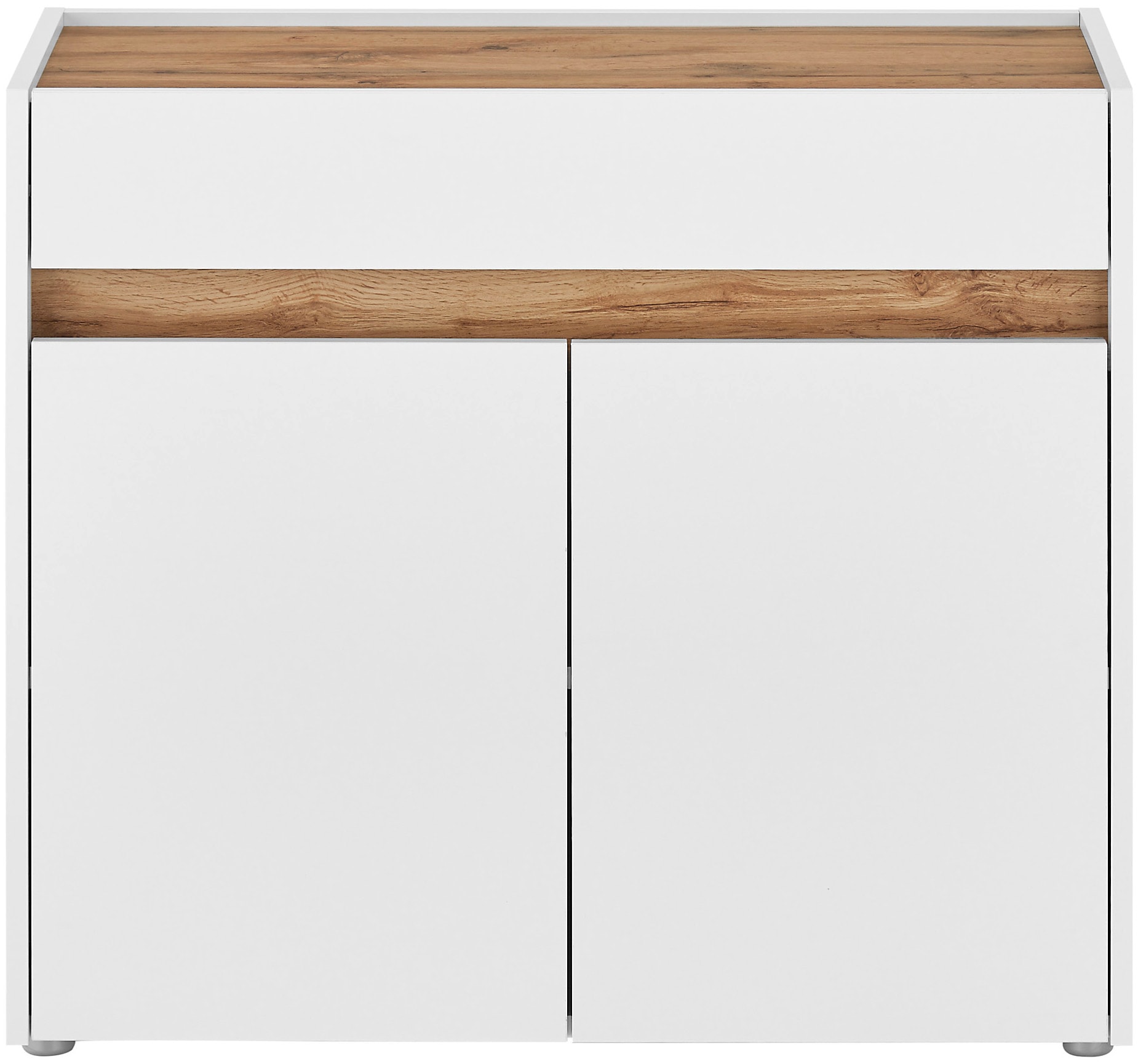 INOSIGN Commode »GiRON/CiTY, Schrank in vier Farben, modernes Sideboard, Kommode« in zwei Farben erhältlich, 2 Türen, 1 Schubkasten, 80 cm breit