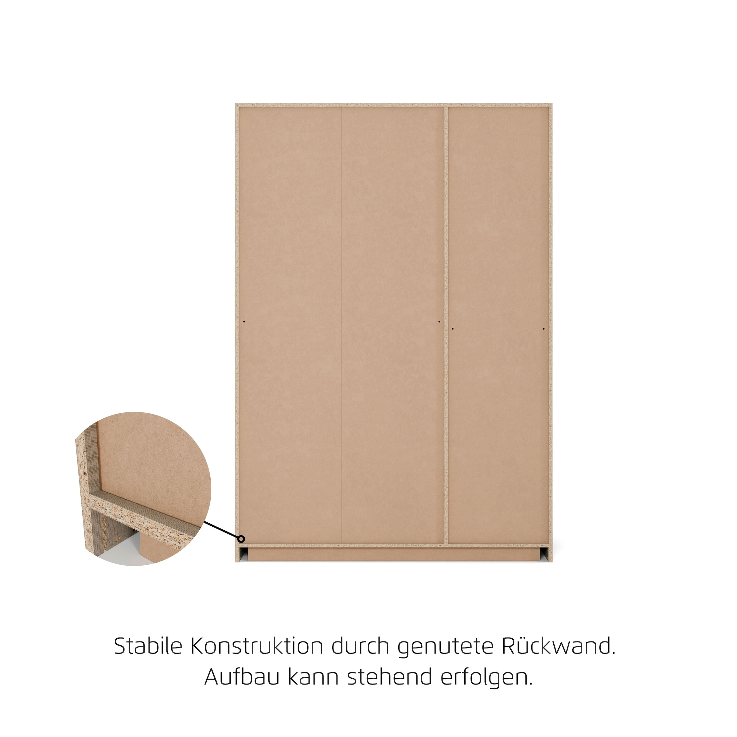 rauch Kleiderschrank »Schrank Garderobe Garderobenschrank Putzschrank Wäscheschrank BERGHEIM« Breite/Höhe/Tiefe: 91/197/54 cm,  viel Stauraum, abschliessbar mit gesamt 4 Schlüsseln, MADE IN GERMANY