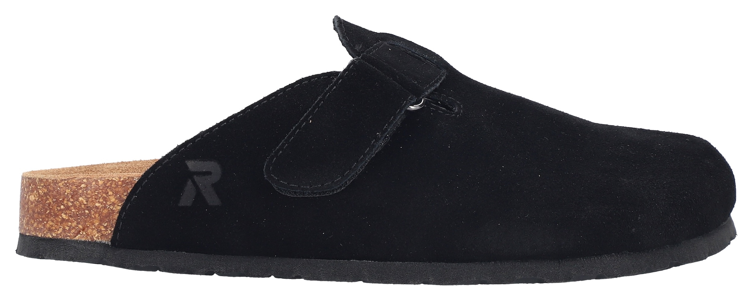 Rieker Clog  Pantolette, Hausschuh, Sommerschuh mit Klettriemchen