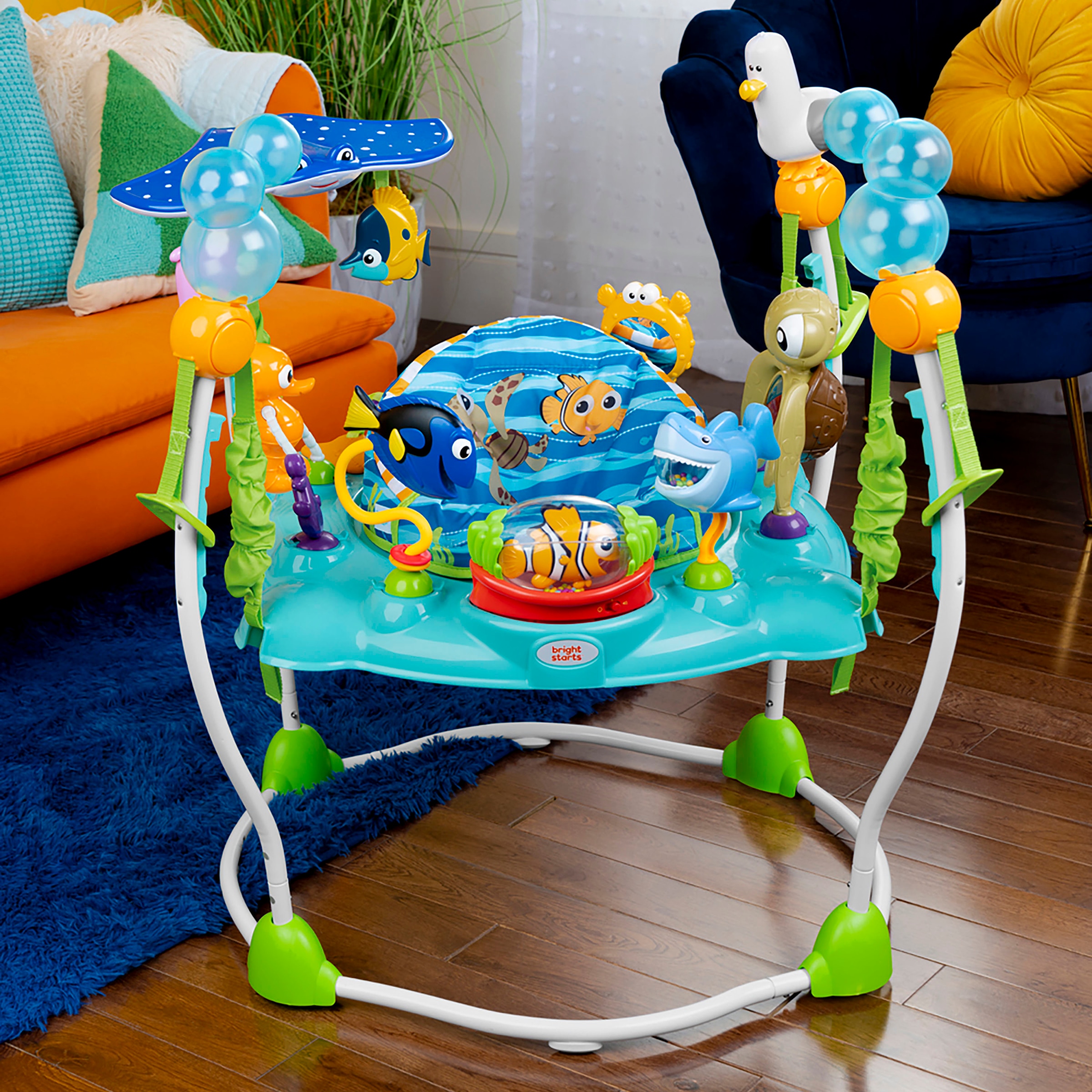 Bright Starts Spielcenter »Finding Nemo Sea of Activities Jumper« mit Licht- und Soundeffekt
