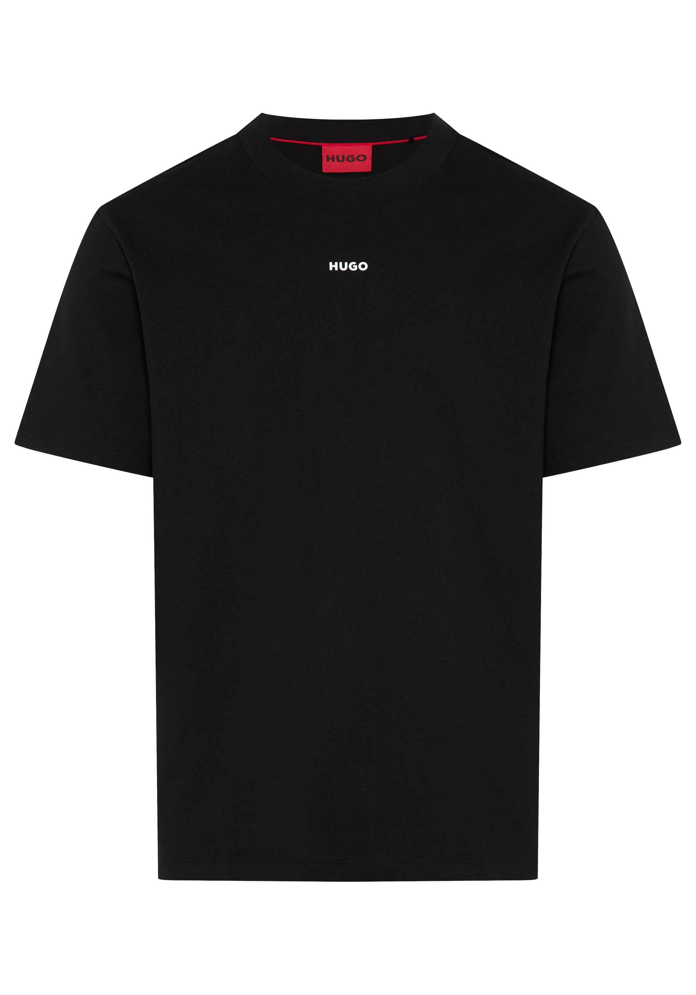 HUGO T-shirt Rundhalsausschnitt, Relaxed Fit, Logo-Print