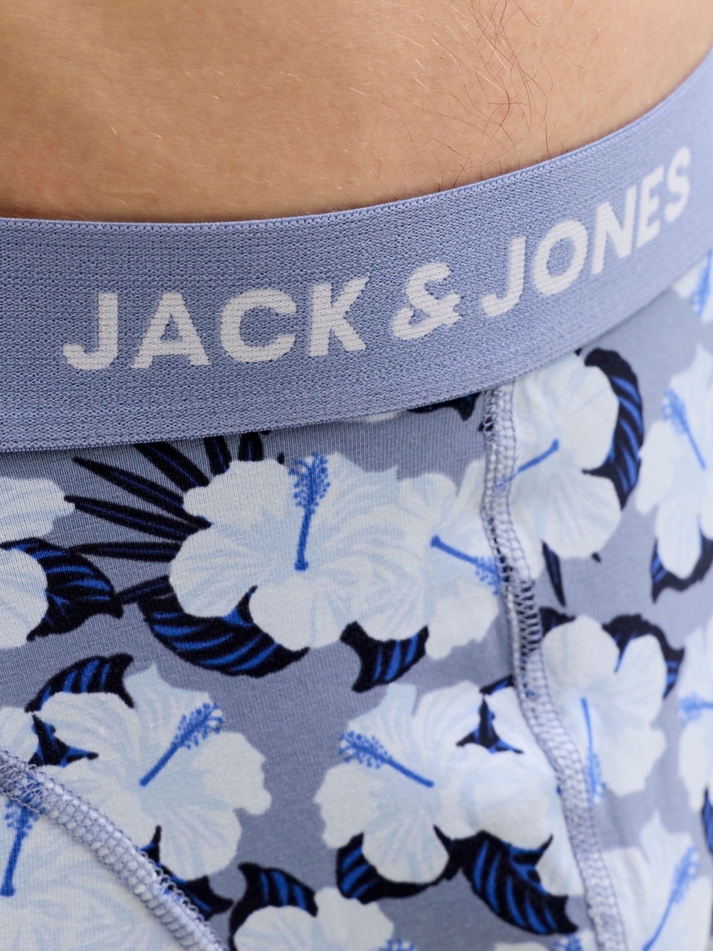 Jack & Jones Tronc »JACBEN TRUNKS 7 PACK STYD« Paquet, 7 cuis Baumwollmischung, elastischer Bund
