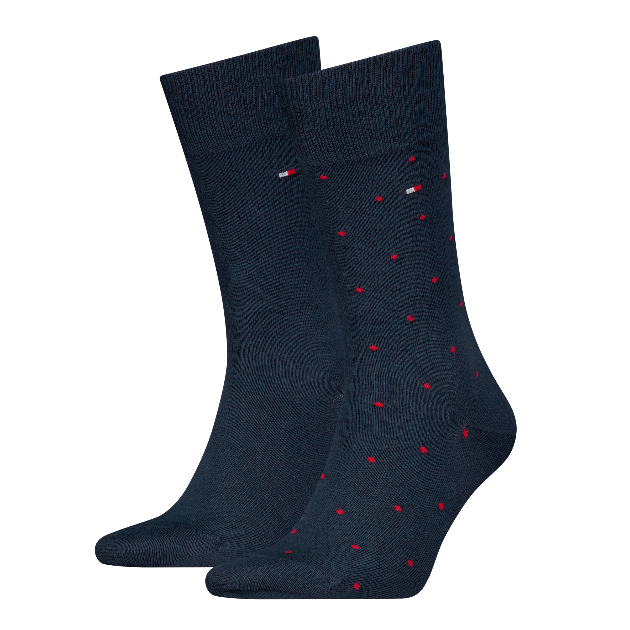 Tommy Hilfiger Socken »TH MEN SOCK 2P DOT« 2 Paar, 2 Paar tlg. mit klassischer Markenprägung