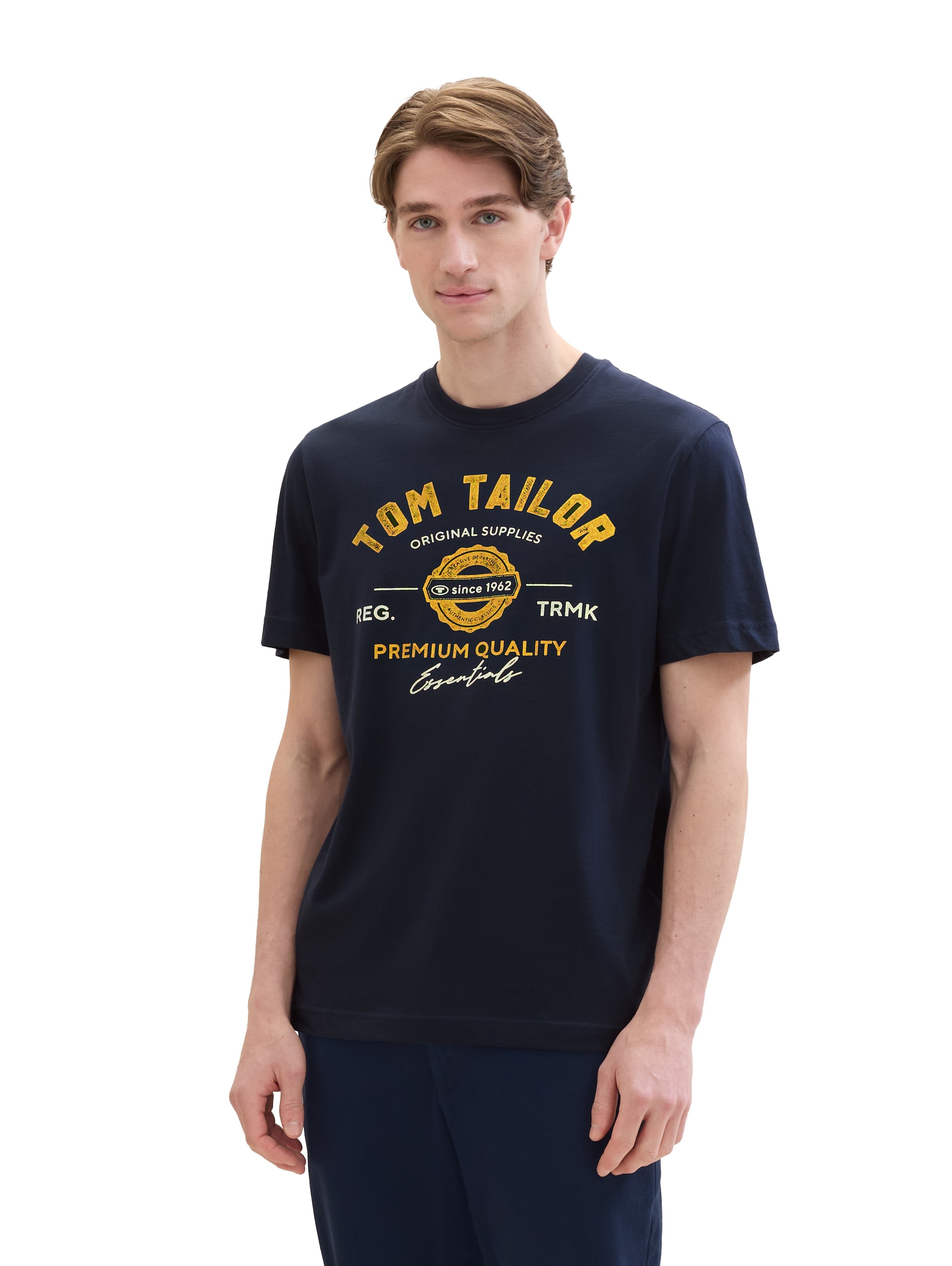 TOM TAILOR T-Shirt mit grossem Logofrontprint