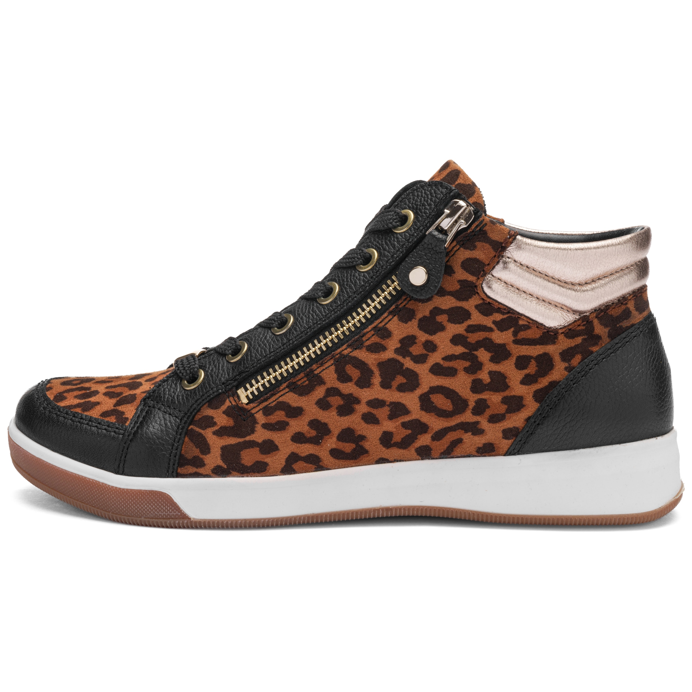 Ara Bottines de sneakers »ROM«  baskets montantes, boots à lacets avec garnitures contrastées