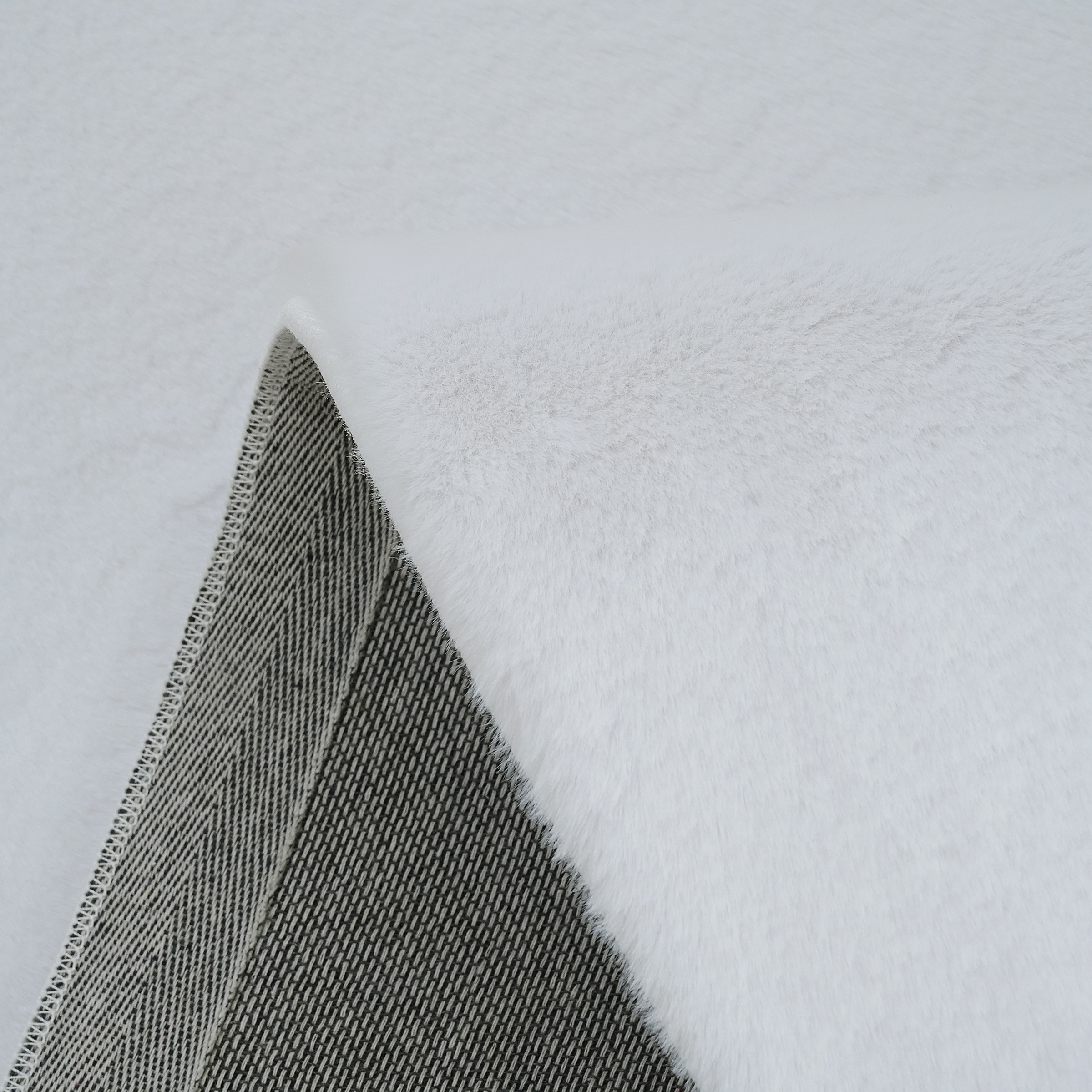 my home Fellteppich »Balu, Kunstfellteppich, Modern, Langflor Teppich« rechteckig 20 mm Höhe Kaninchenfell-Haptik, kuschelig, weich, Wohnzimmer, Schlafzimmer