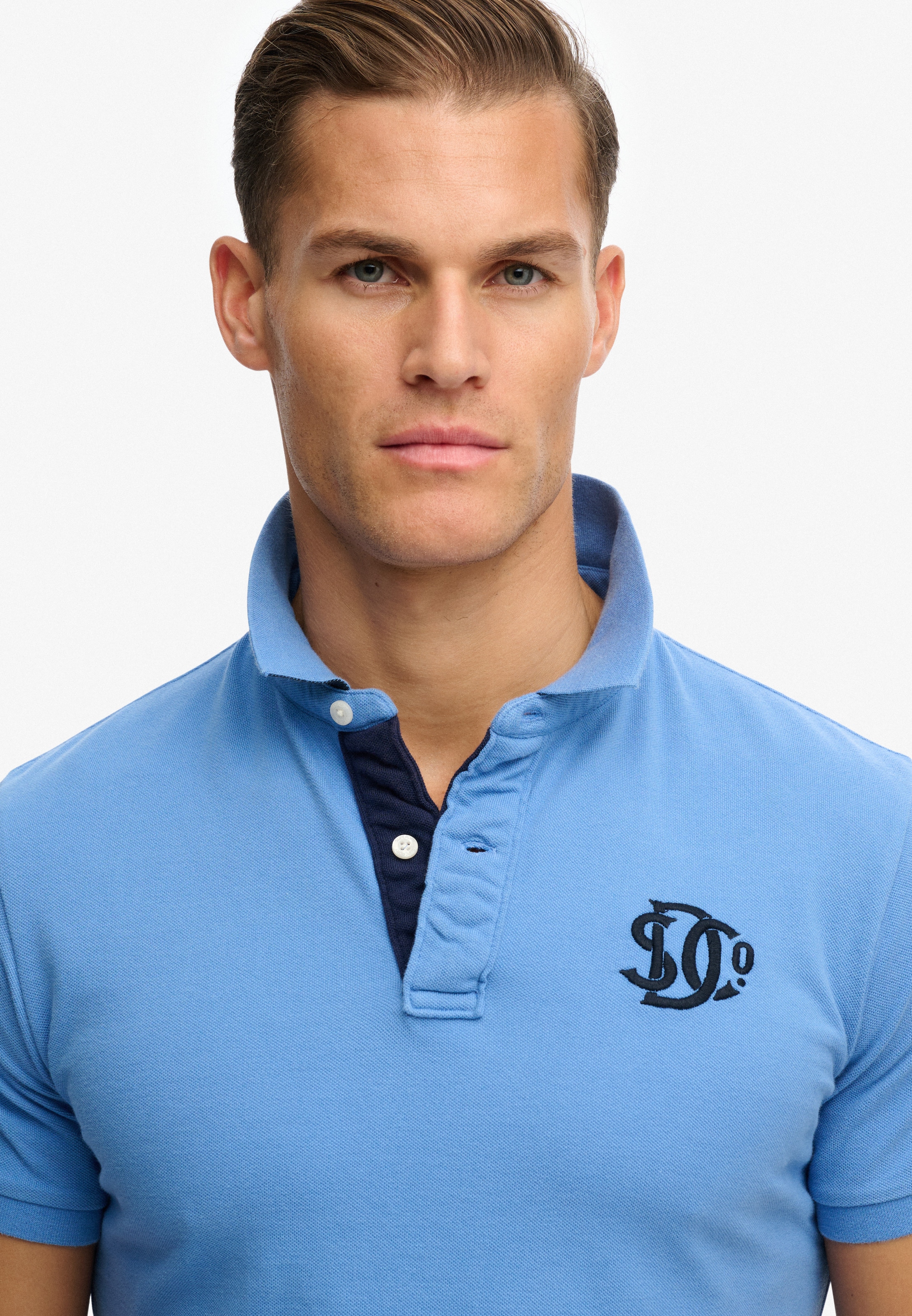 Superdry Poloshirt »PIQUE MONOGRAM POLO« Baumwolle, relaxed fit