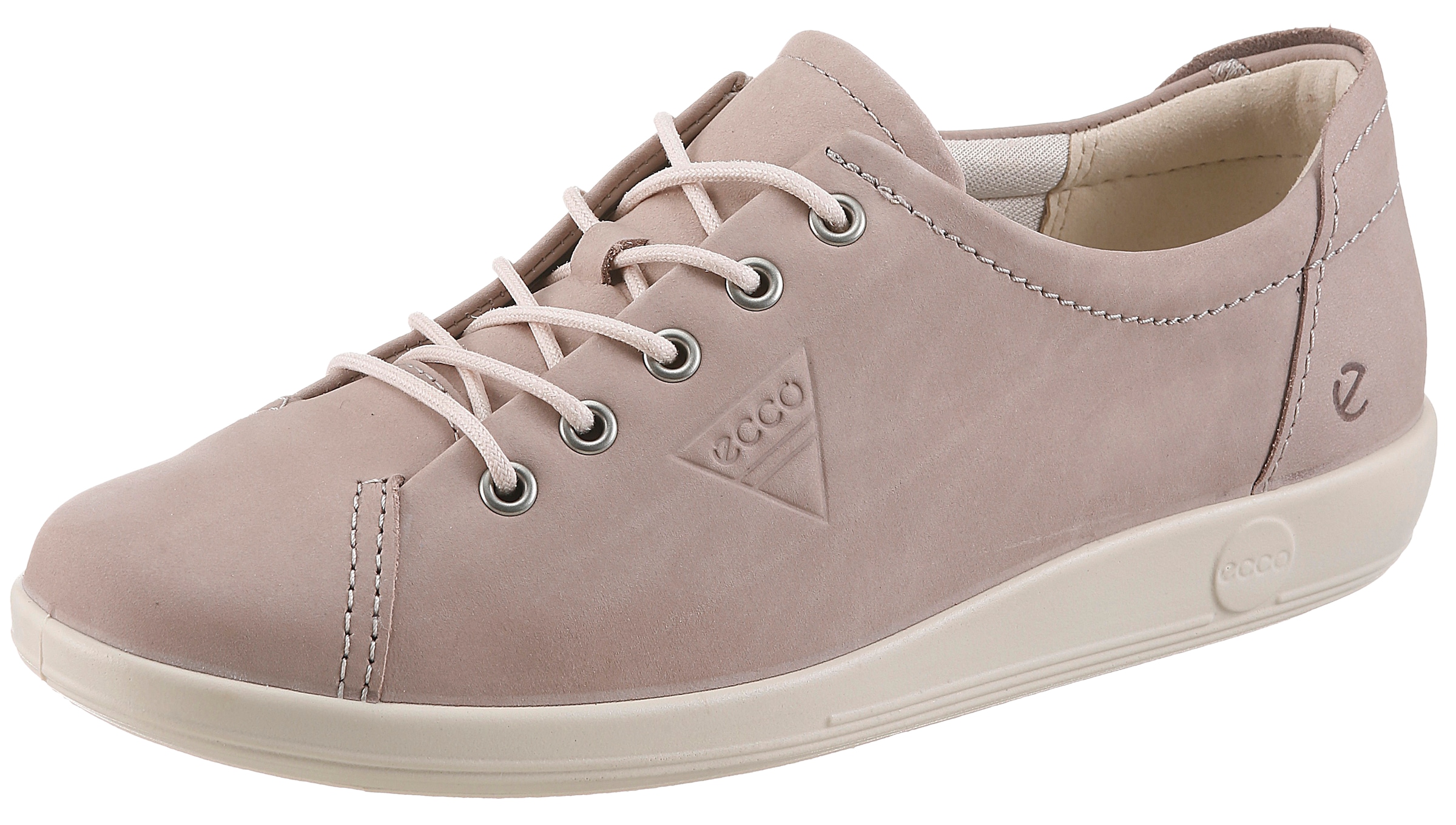 Ecco Chaussure à lacets »Ecco Soft 2.0«  , chaussure de loisirs, chaussure basse, chaussure à lacets avec logo discret embossé