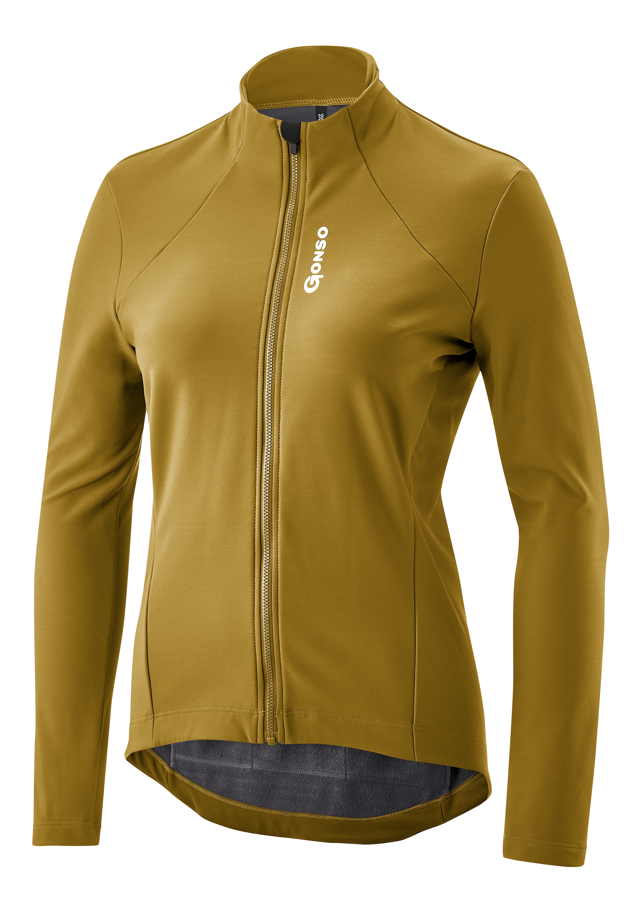 Gonso Maillot de cyclisme »SITIVO TRIKOT THERM W« Damen Fahrradtrikot langarm, isolierendes Full-Zip Trikot, Tight Fit