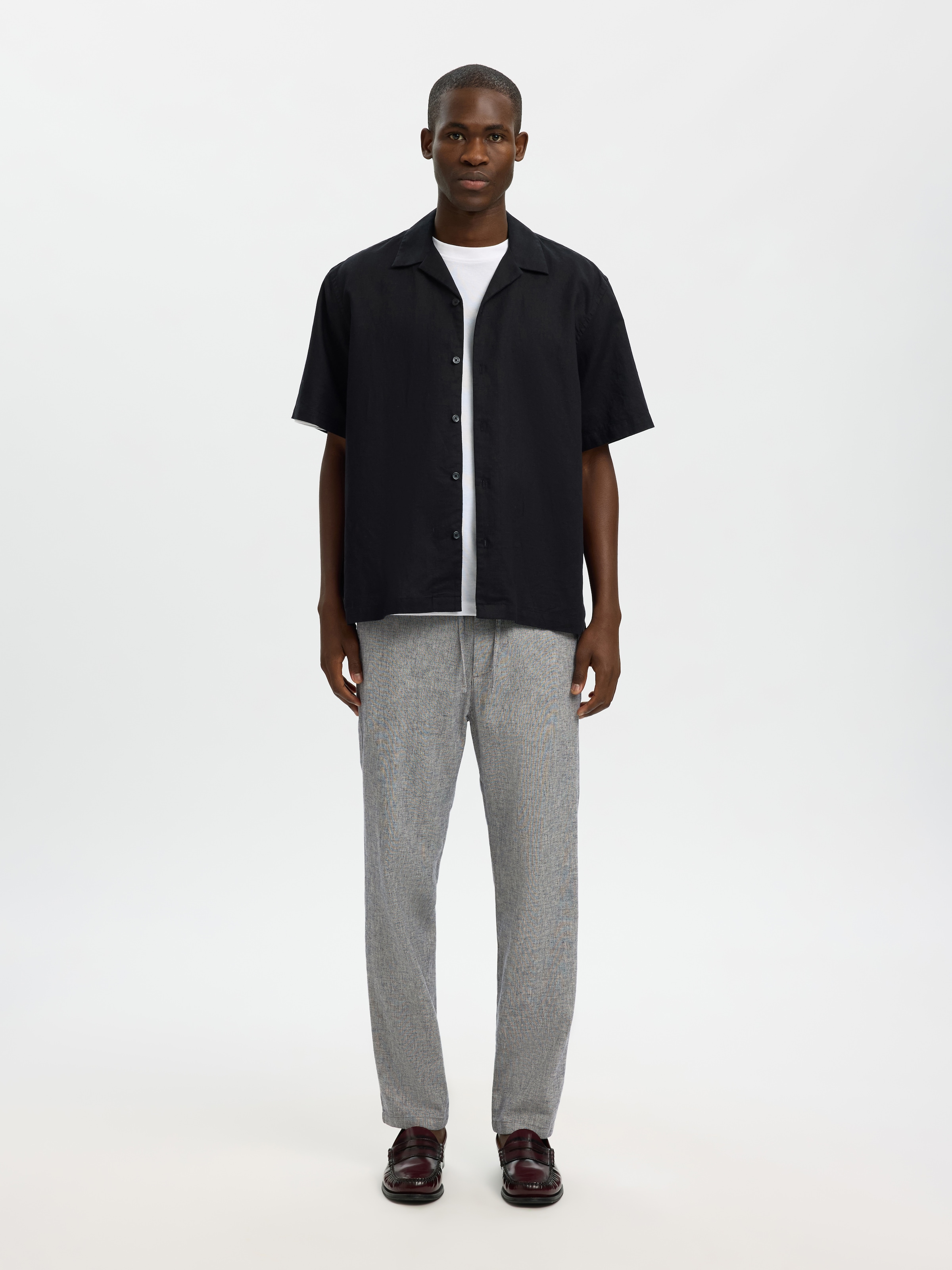 SELECTED HOMME Chinohose »SLH172-SLIMTAPE BRODY LINEN PANT NOOS«  mit Leinen