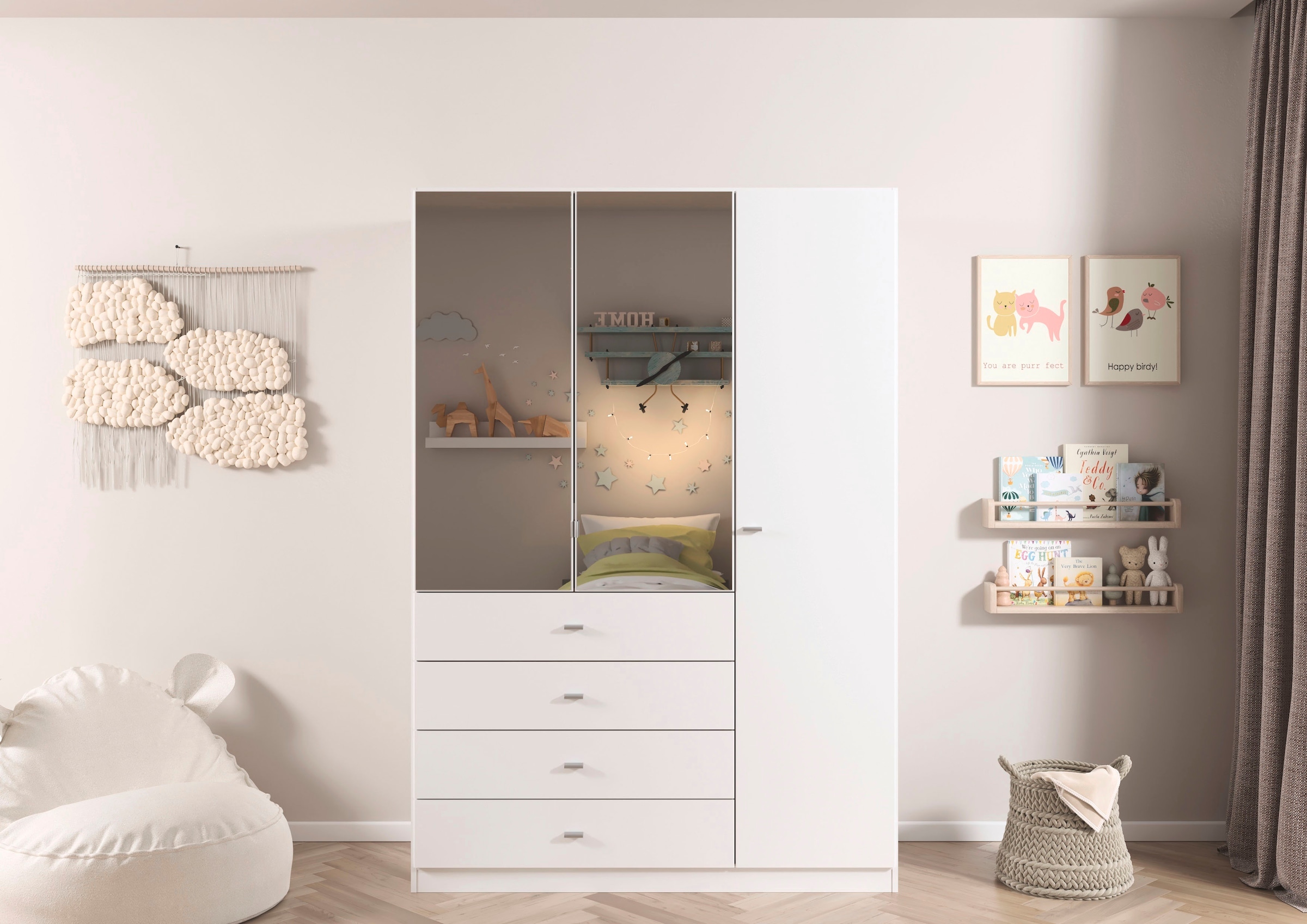 rauch Armoires à vêtements »Sinsheim« mit 4 breiten Schubkästen