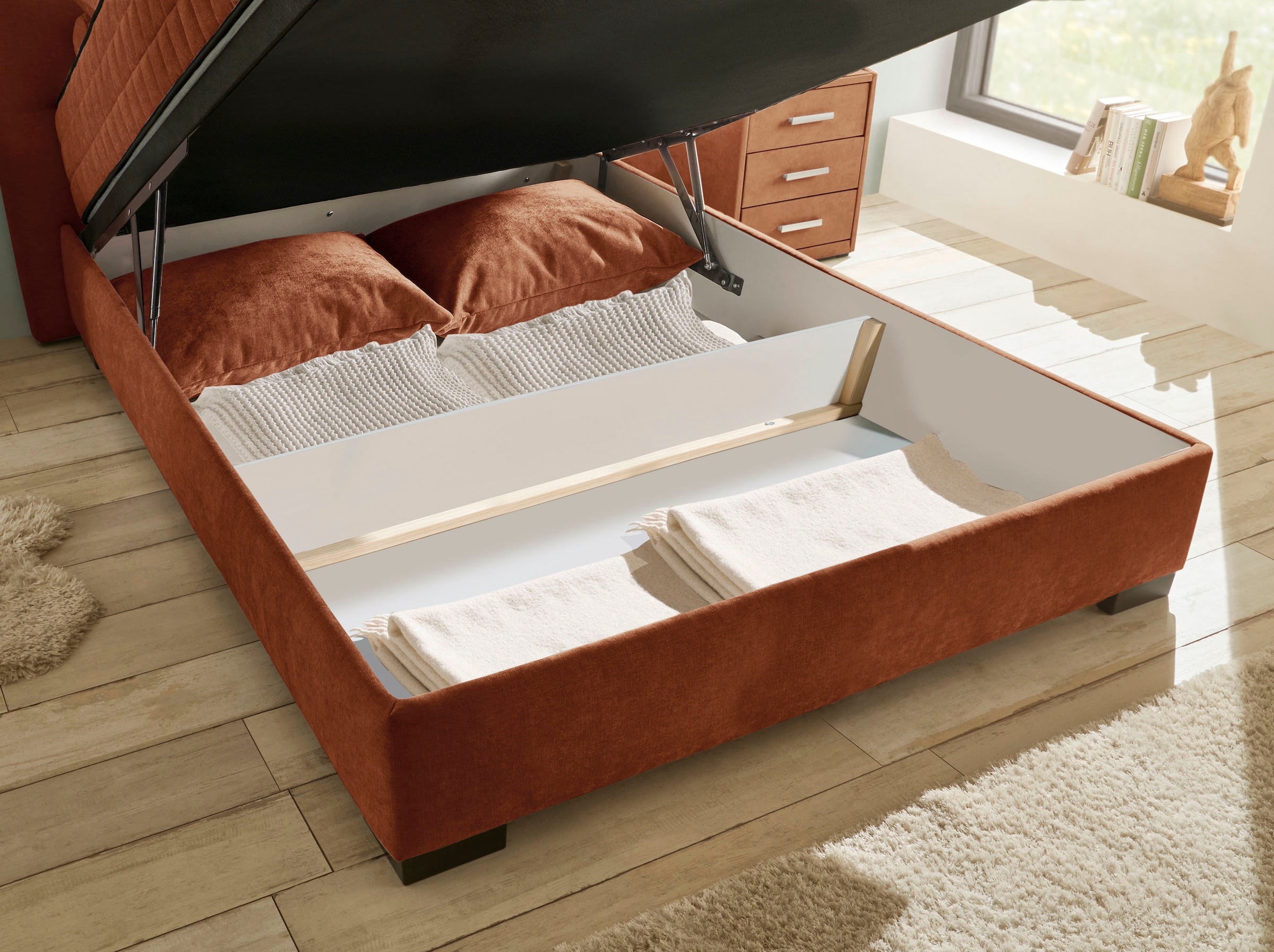 ED EXCITING DESIGN Lit de boxe »Nagol« mit Bettkasten, mit Wendematratze, erhältlich in verschiedenen Breiten