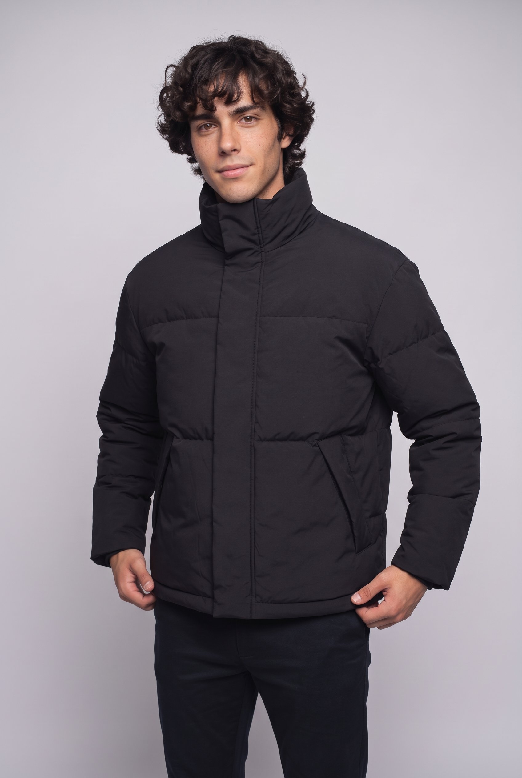 Jack & Jones Steppjacke »JJESOHO PUFFER COLLAR AW26 SN« Kunstfaser, regular fit