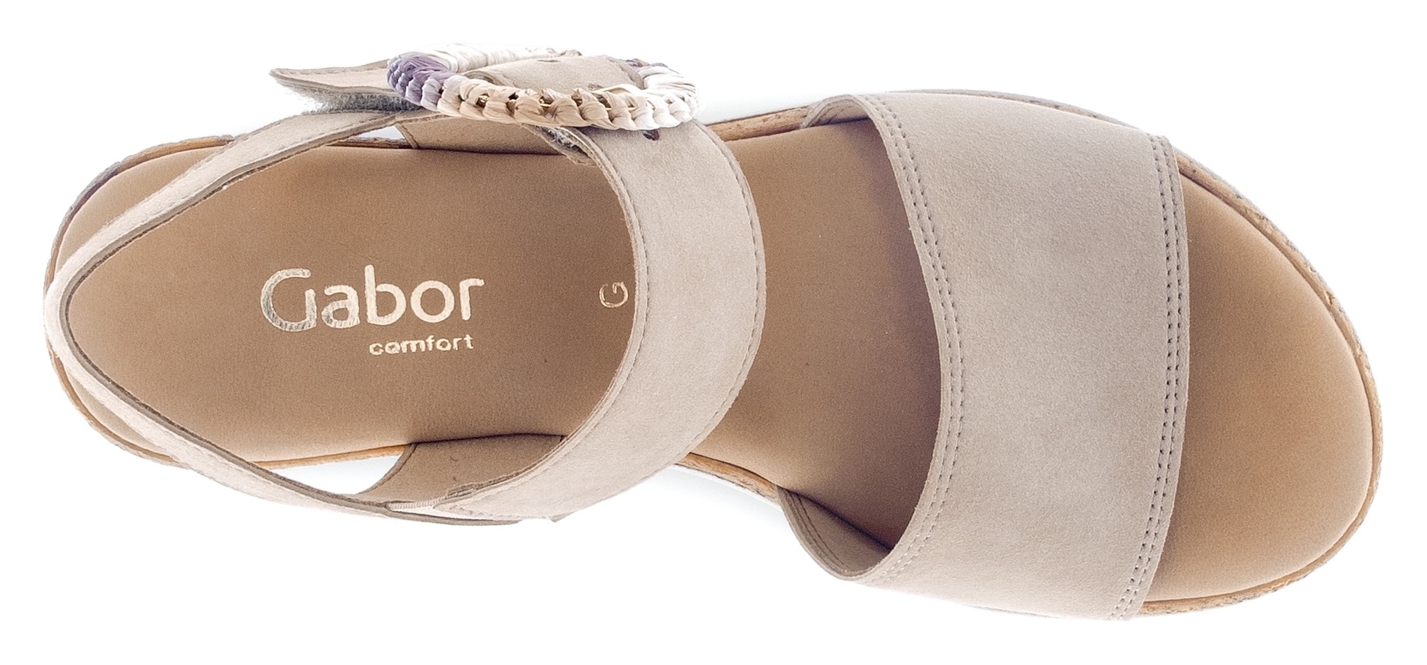 Gabor Keilsandalette »GENUA«  , Sommerschuh, Riemchensandale, Komfortschuh in Weite G (=weit)