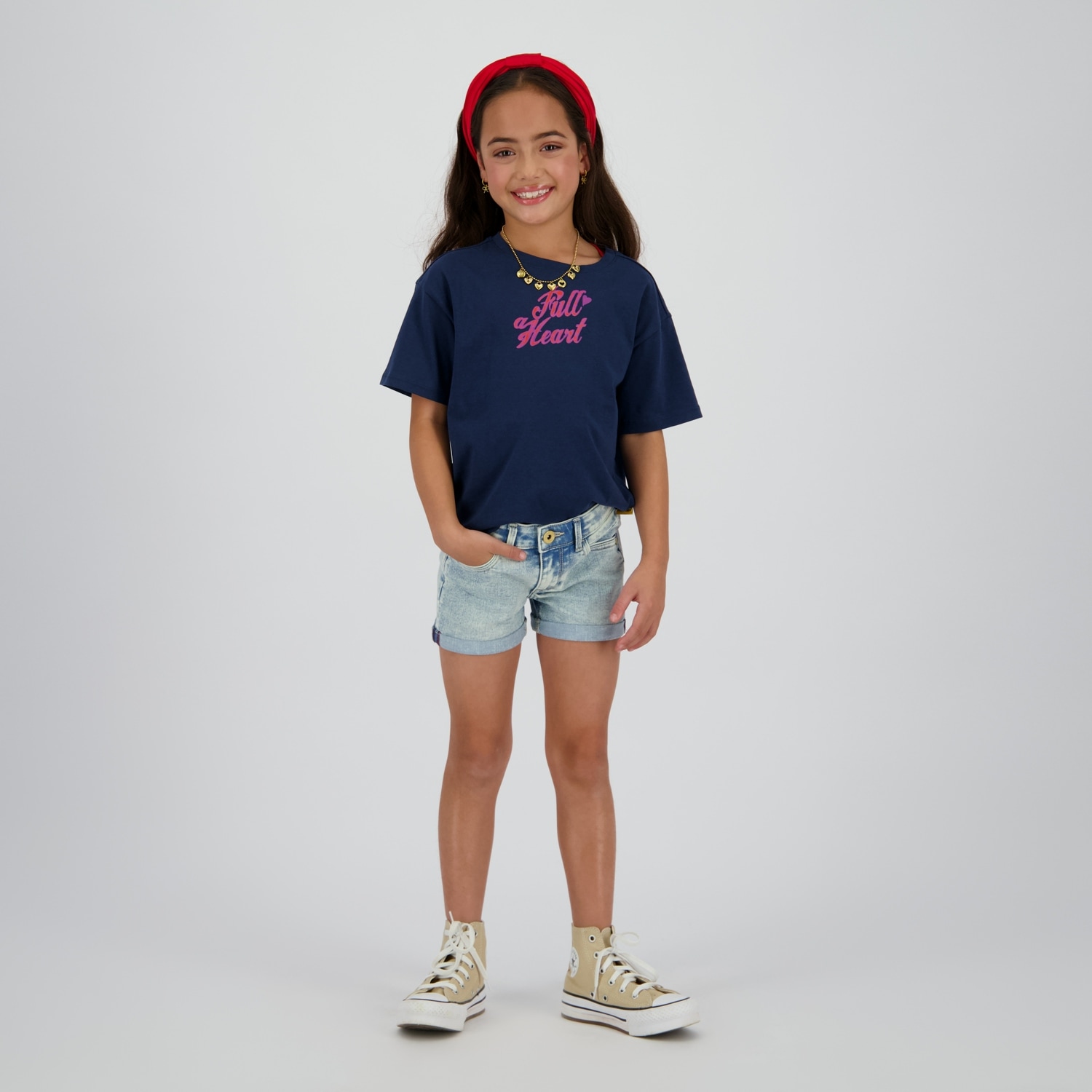 Vingino Short »Damara icon«  short en jean 5 poches, pour filles