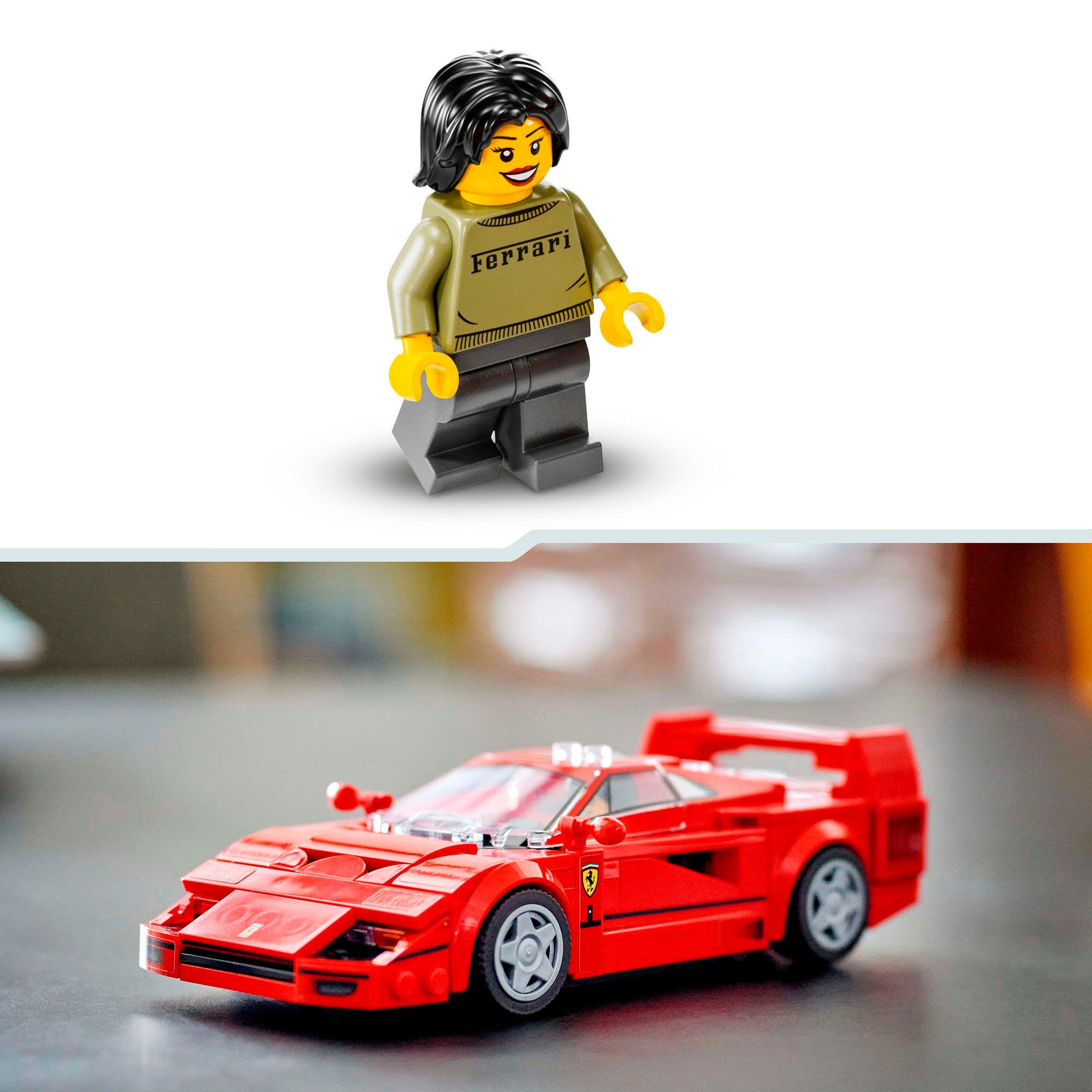 LEGO® Konstruktionsspielsteine »Ferrari F40 Supersportwagen (76934), LEGO Speed Champions« Made in Europe