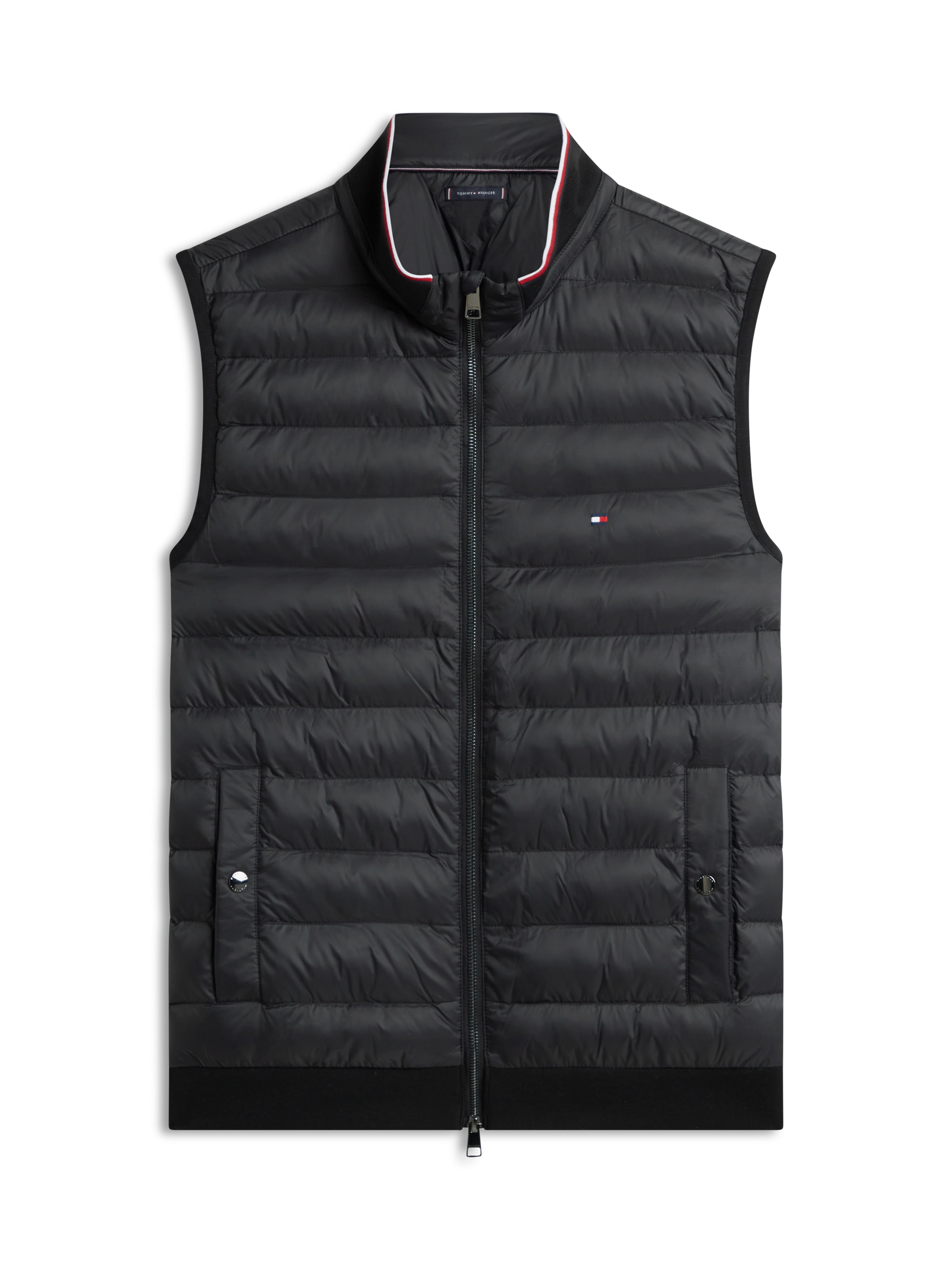 Tommy Hilfiger Gilet matelassé »MIX MEDIA« Stehkragen, 2-Wege-Reissverschluss
