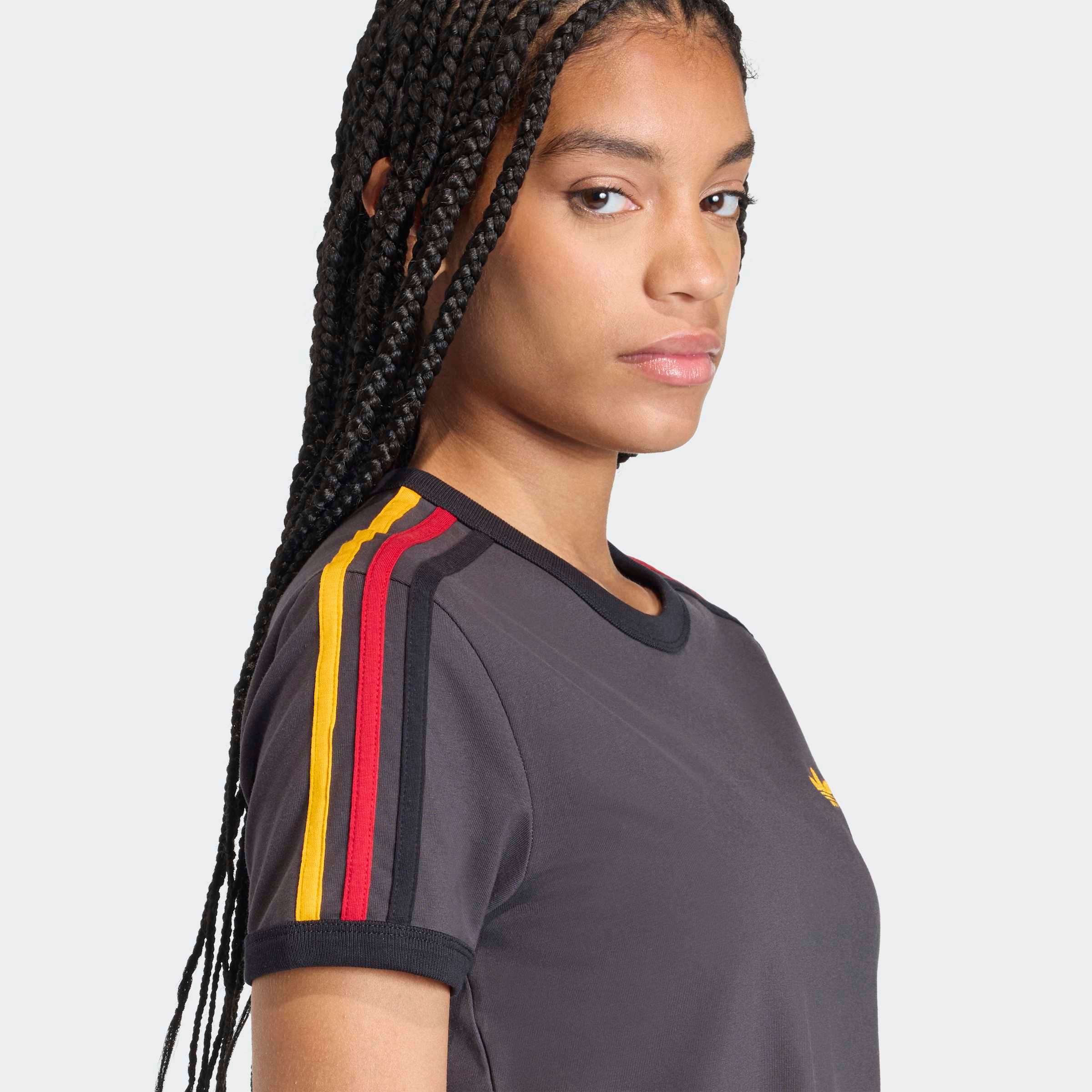 adidas Originals T-shirt »3S TEE SLIM« sanft anliegende Passform, ohne Verschluss, für sportlichen Look