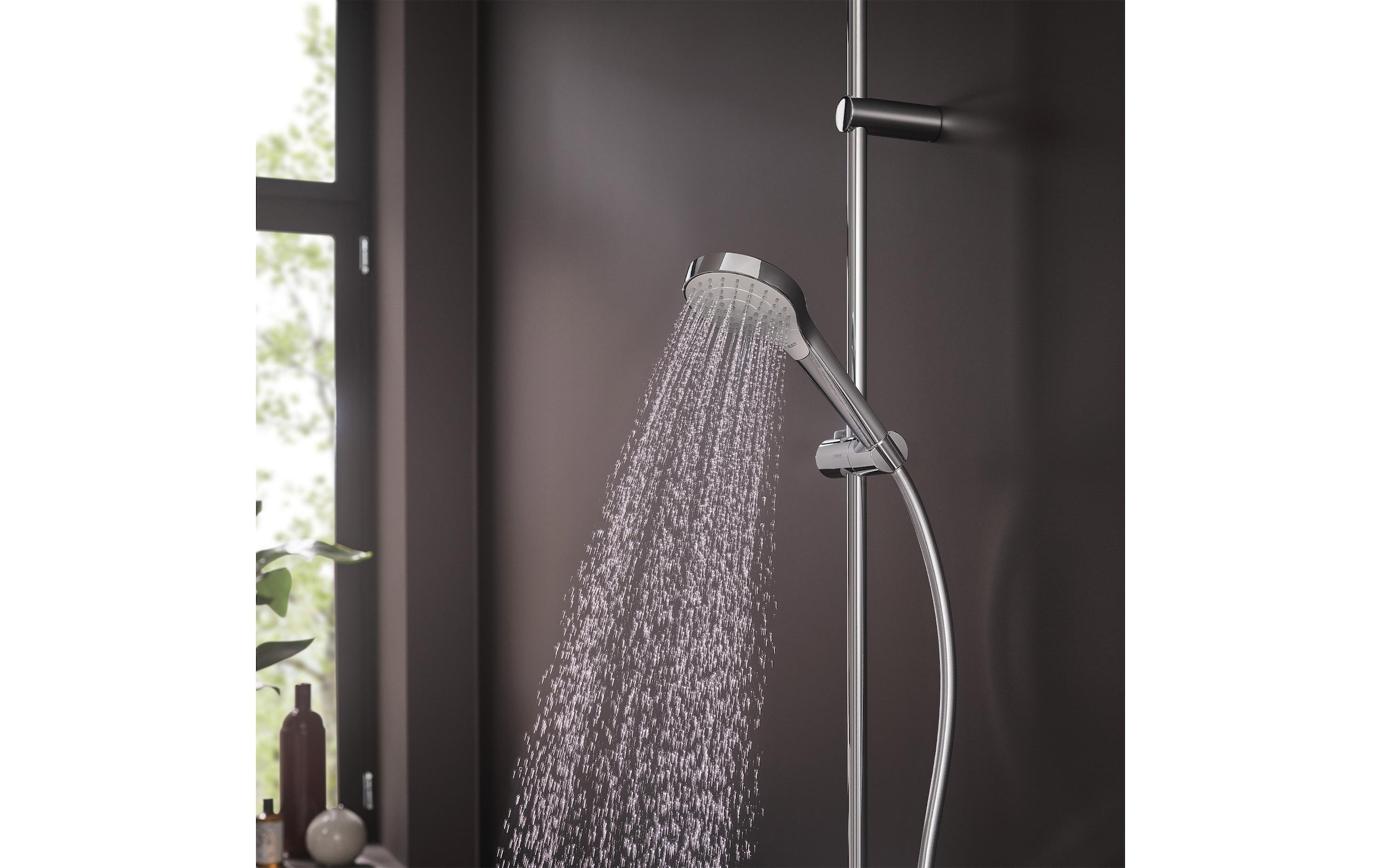 hansgrohe Handbrause »Croma Select S« 11cm, Weiss/chrom