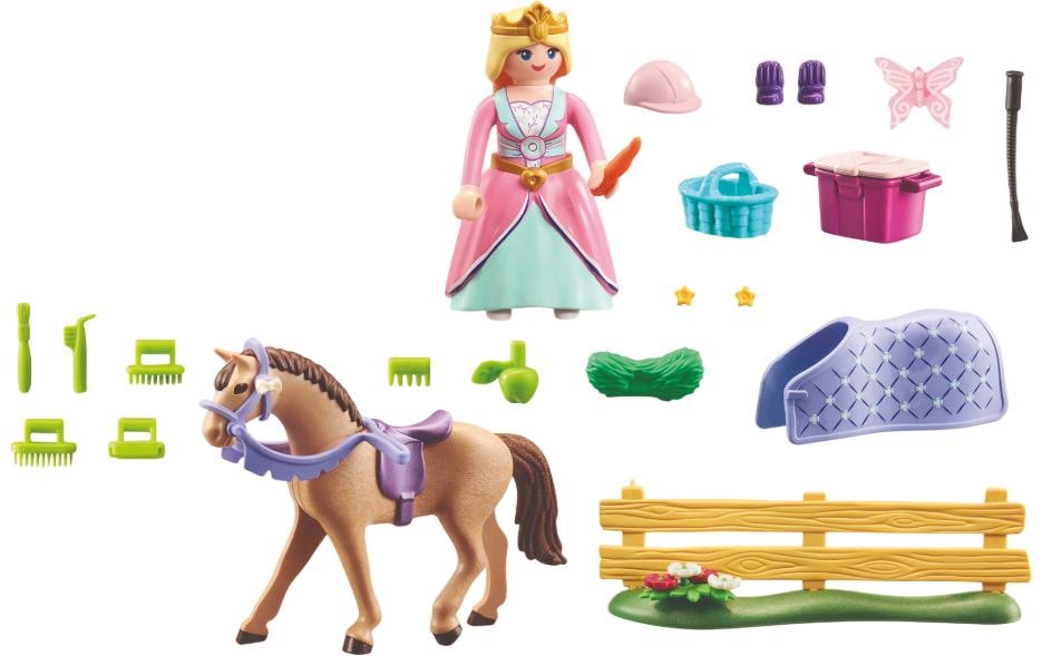 Playmobil® Briques de jeu »Princess Magic Prinzessin mit Pferd 71801«
