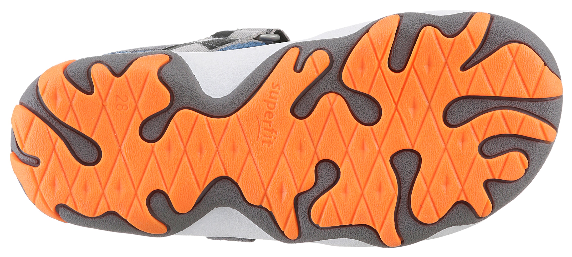Superfit Sandale »MIKE 3.0 WMS: mittel«  Sandale outdoor avec velcro, logo football, gabarit de taille à télécharger