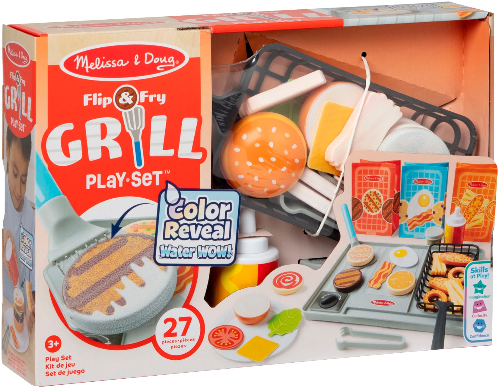 Spin Master Barbecue pour enfants »Melissa & Doug Water WOW Grill« mit Farbwechseleffekt