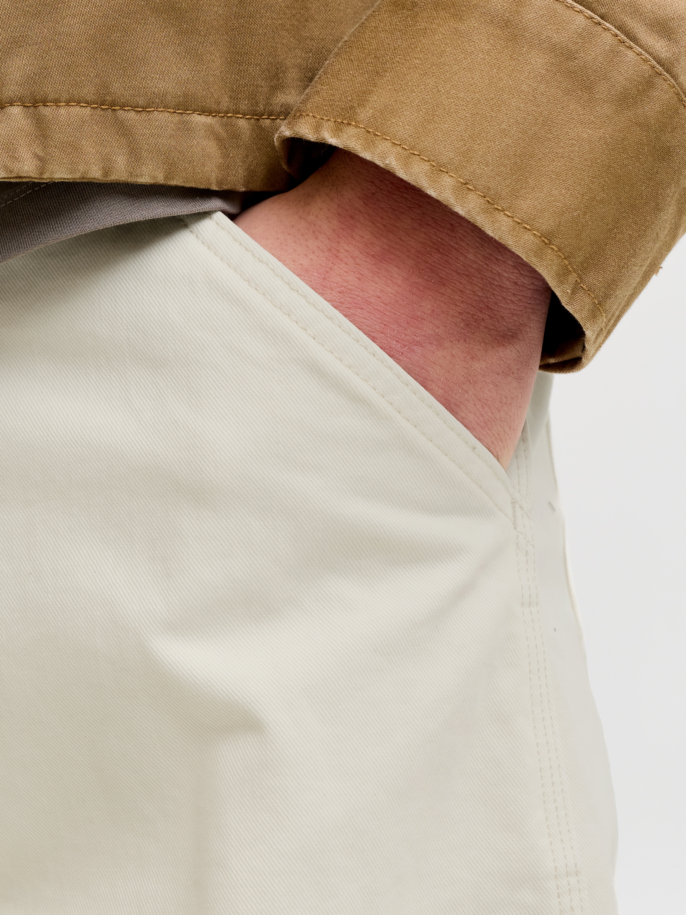 Jack & Jones Short en chino »JPSTTONY RAYE WORKER SHORT MID SN«  Baumwolle, 5-Pocket Style