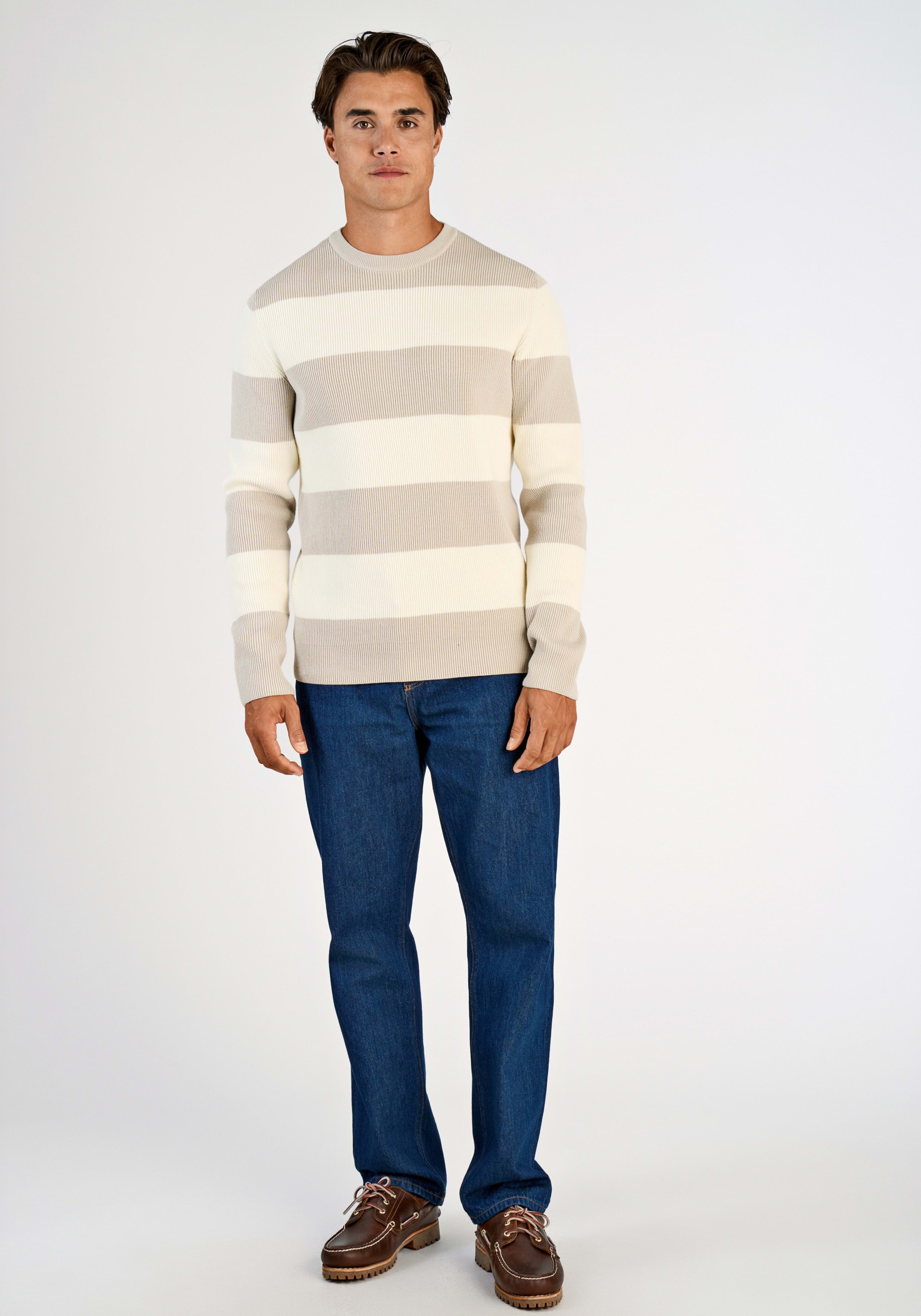 LINDBERGH Pull en tricot mit Colorblocking-Streifen