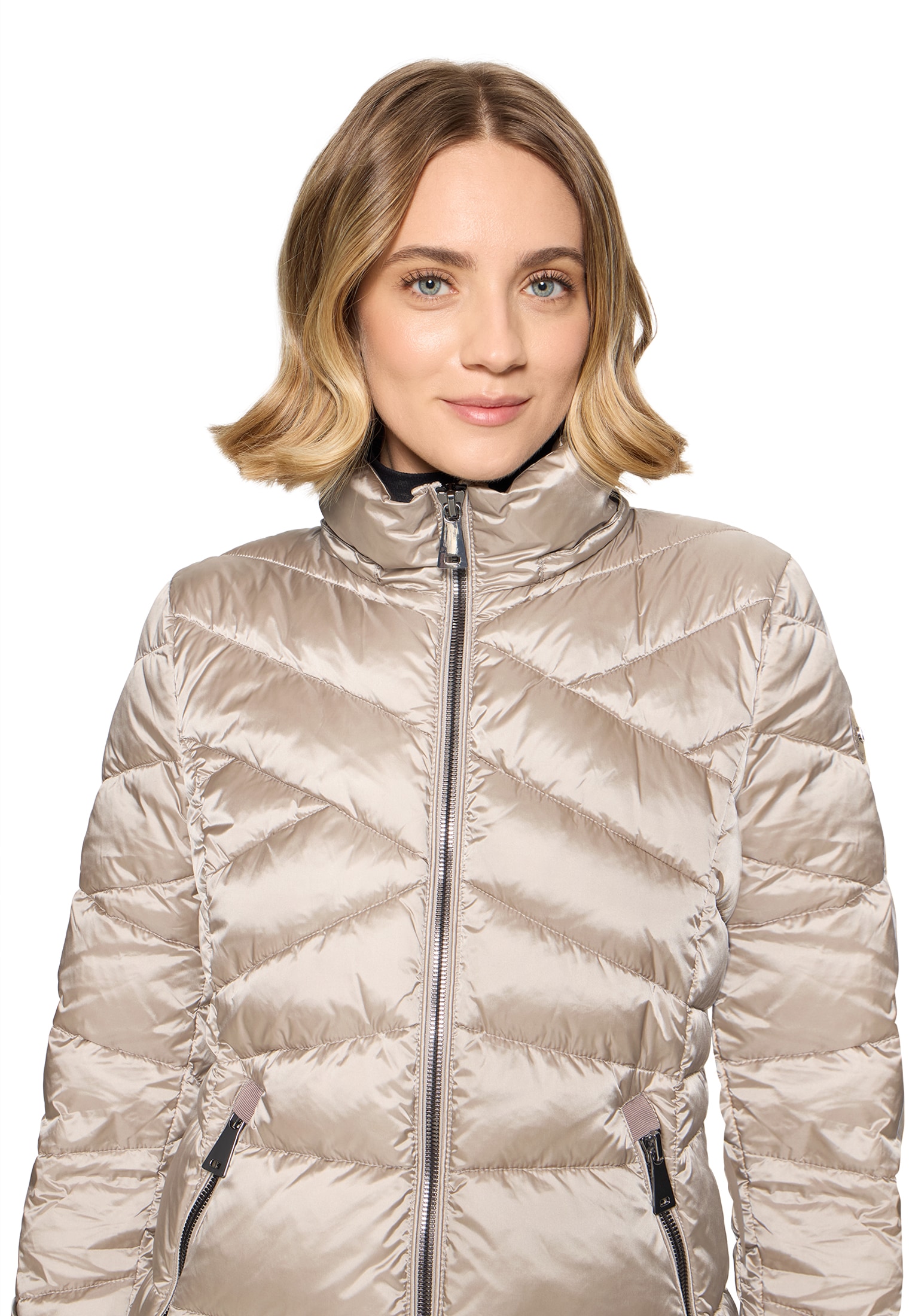 Gil Bret Steppjacke mit Kapuze Winterjacke mit abnehmbarer Kapuze
