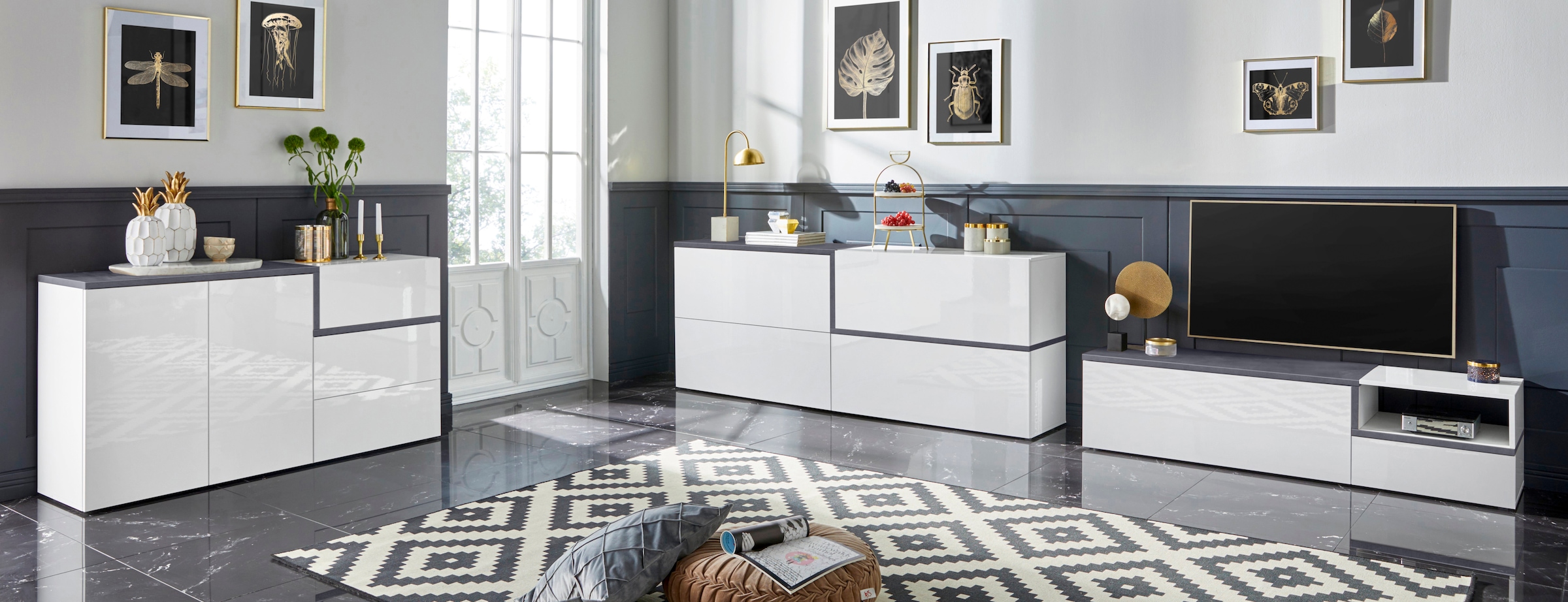 Home affaire Sideboard »Zet« Breite 210 cm