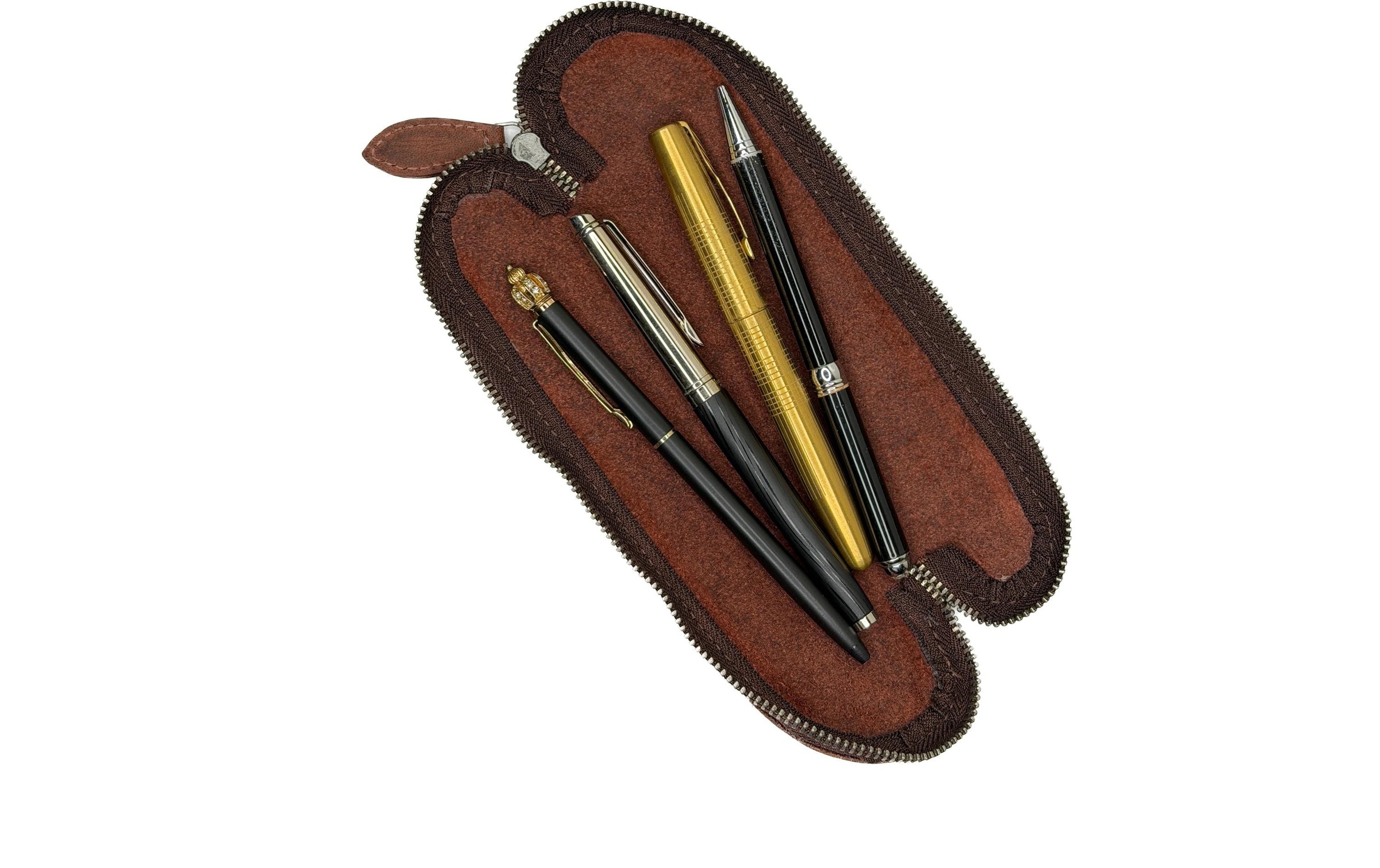 ALPENLEDER Étui à stylos »Drahdi, Leder« étui en cuir fait main au design particulier