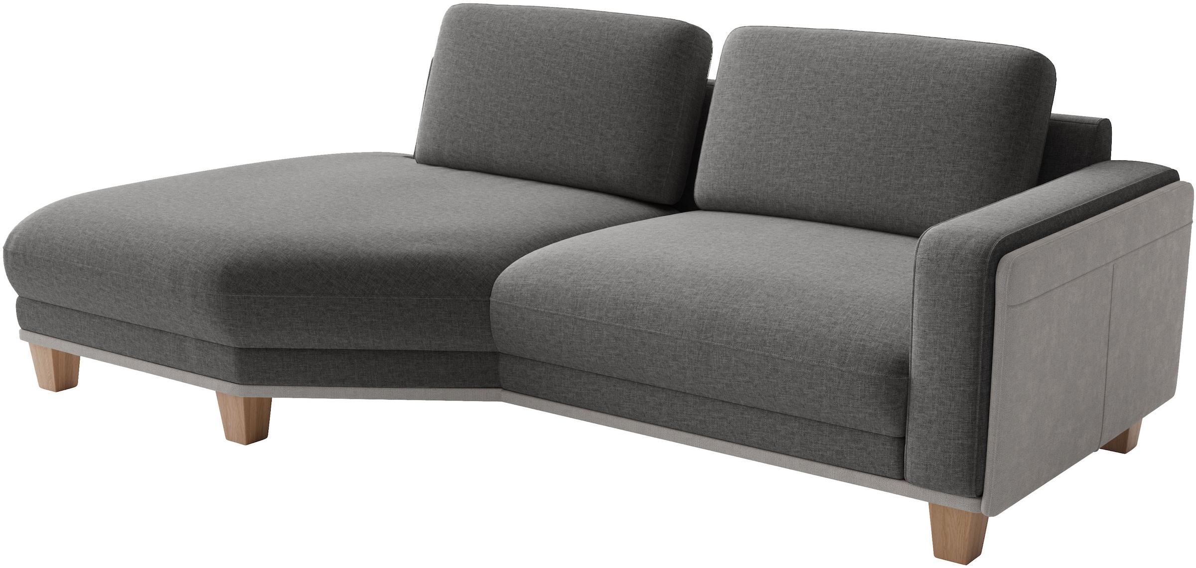 sit&more Ecksofa »Concept« Modernes Sofa in drei Fussfarben zur Auswahl
