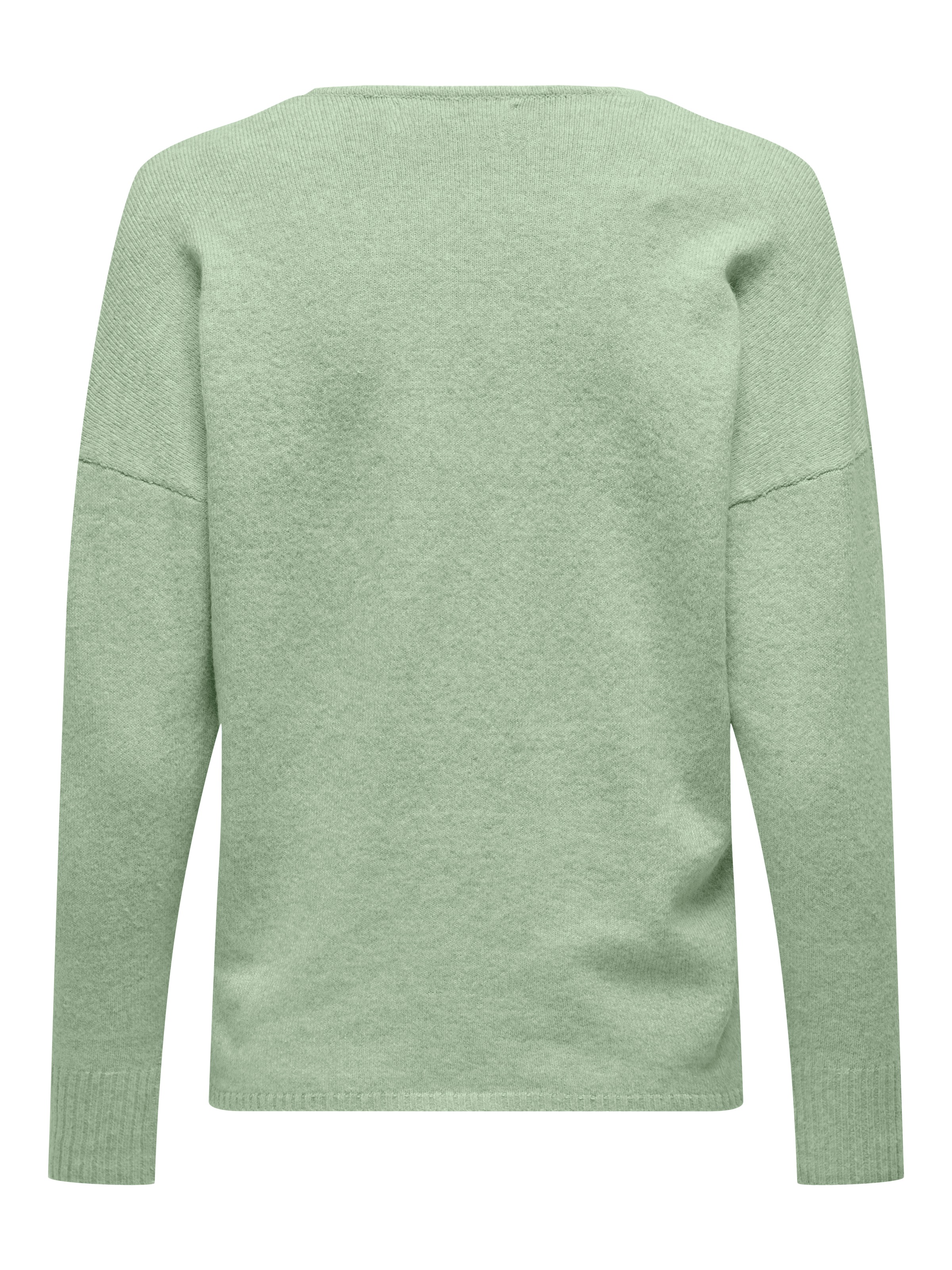 ONLY Pull col V »ONLRICA LIFE L/S V-NECK PULLO KNT NOOS« Materialmix, regular fit