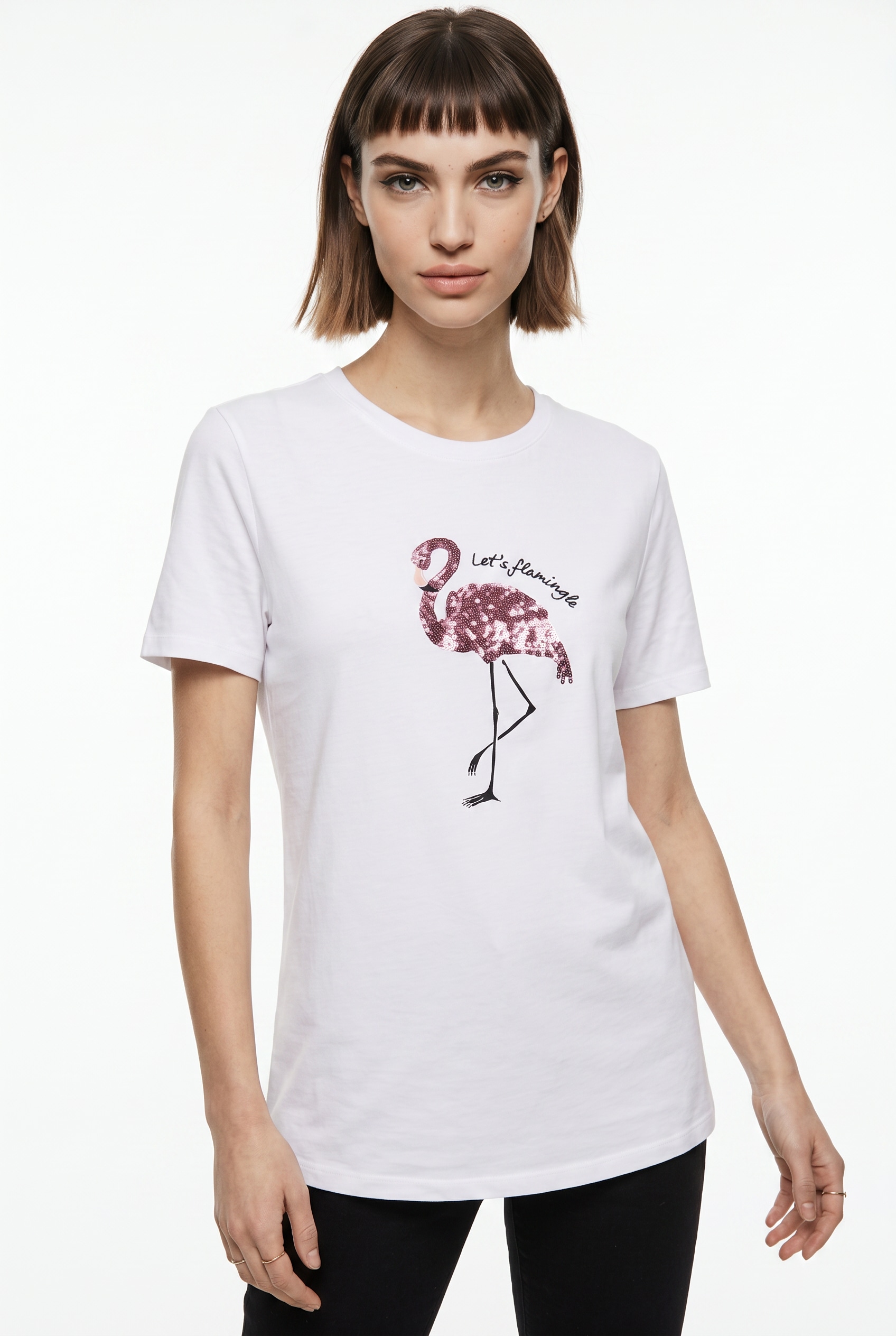 ONLY T-shirt à manches courtes »ONLKITA REG S/S PRINT TOP NOOS«