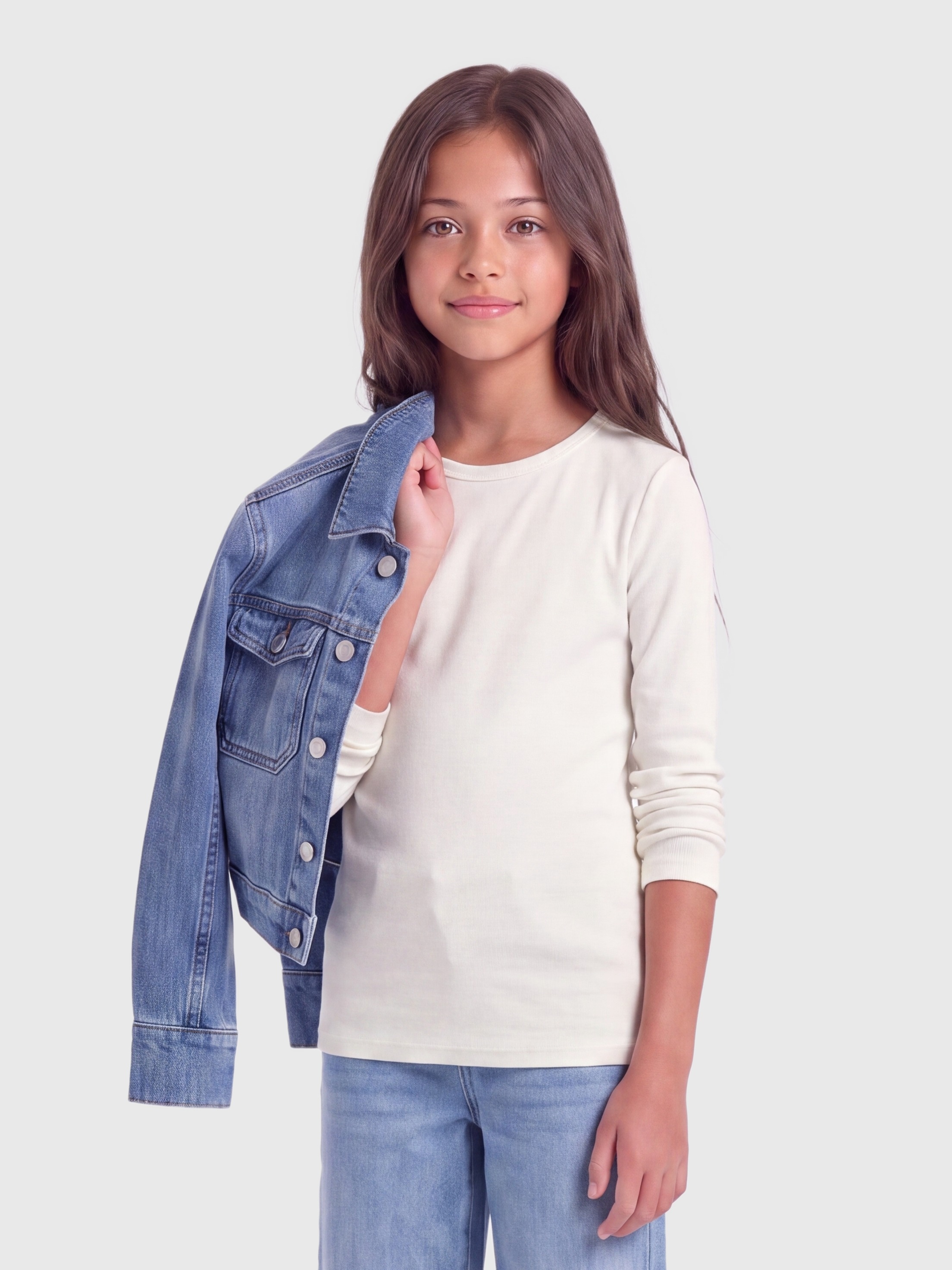 KIDS ONLY Langarmshirt »KOGLUCKY L/S O NECK TOP JRS 2-PACK« Packung, 2