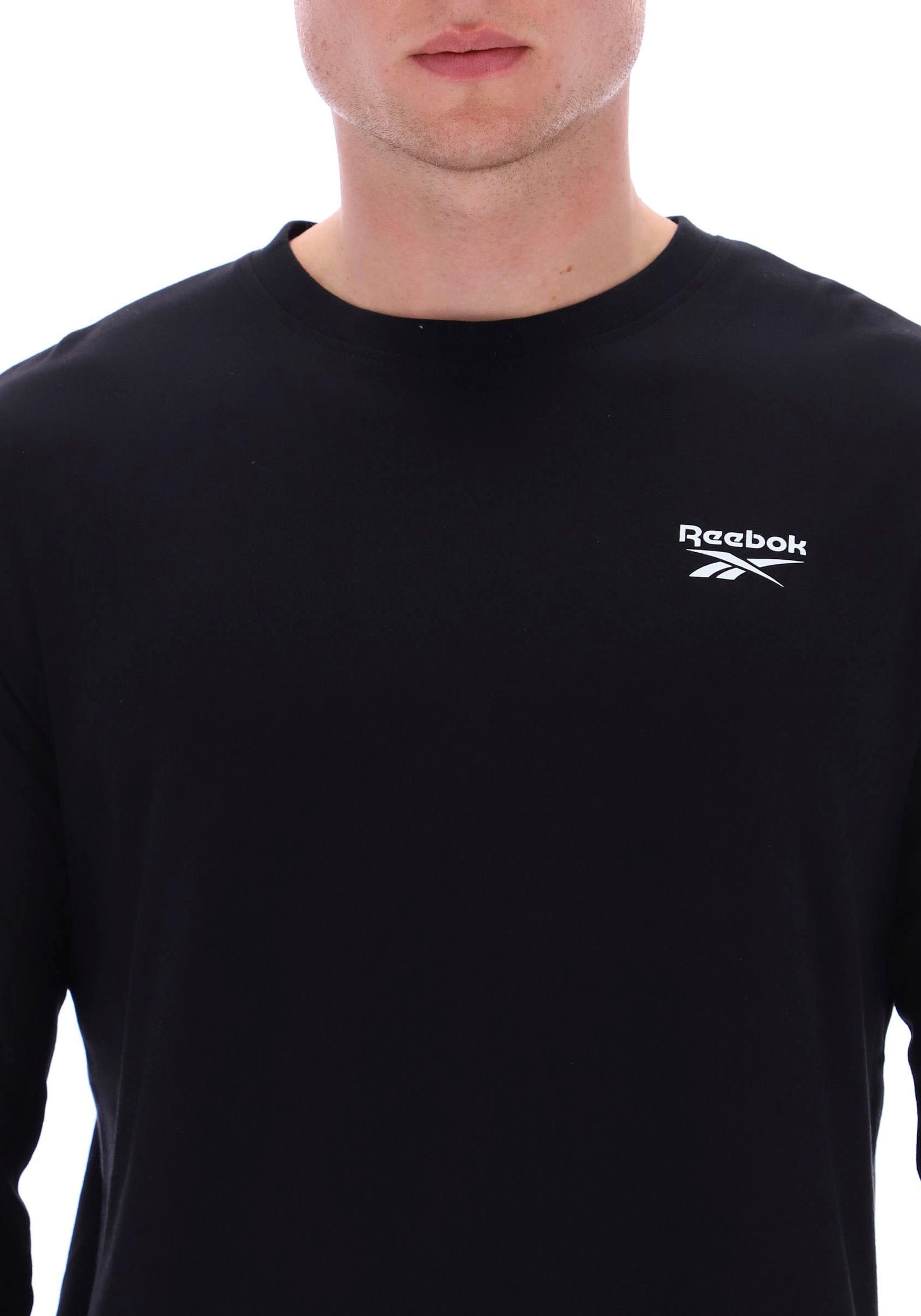 Reebok T-shirt »ENZO SMALL LOGO CREW NECK LS TEE« 1 cuis tlg.