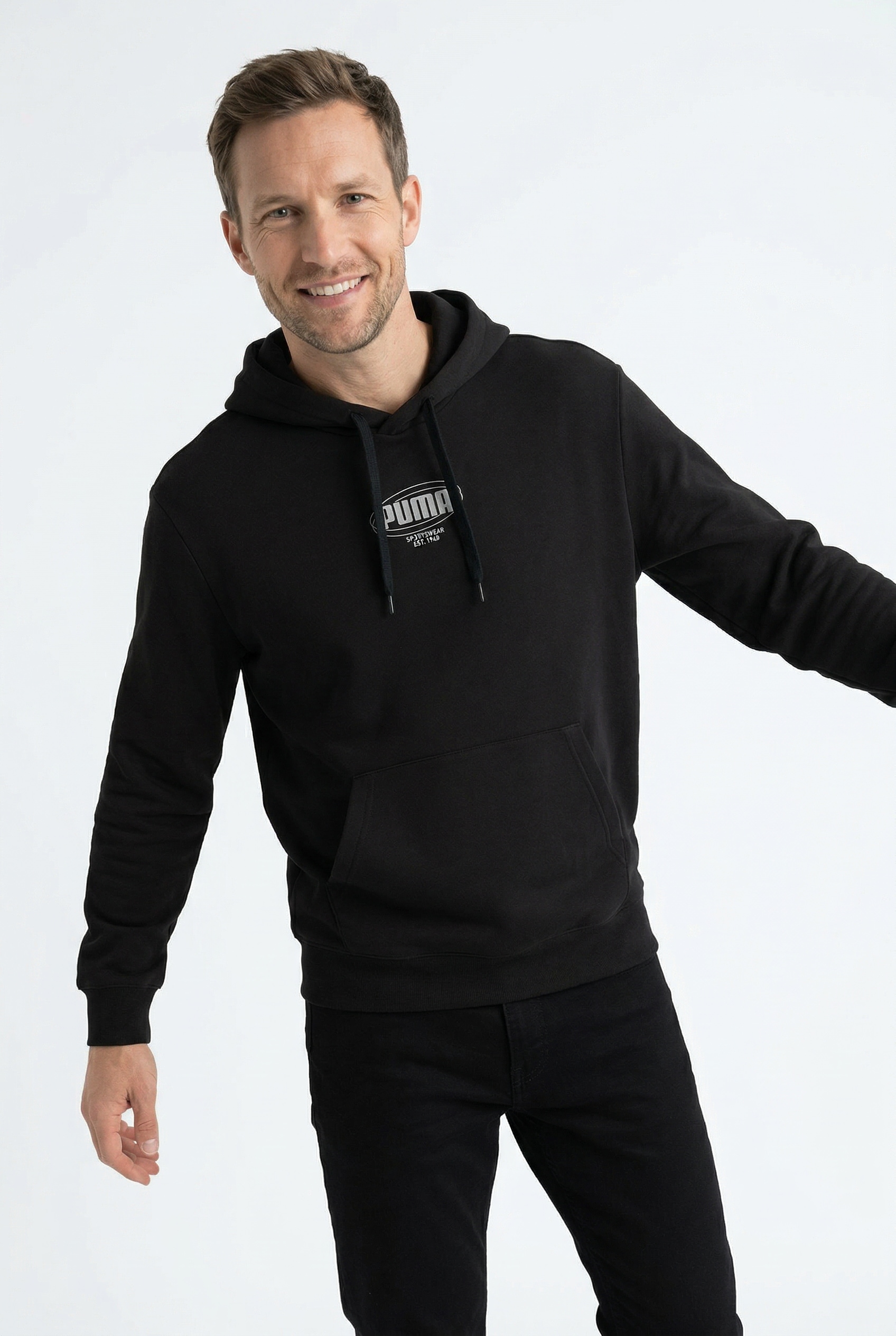 PUMA Sweat à capuche »ESS LOGO LAB STORY 1 HOODIE TR«, Regular Fit, mit Kapuze, mit Kängurutasche, sportlicher Stil
