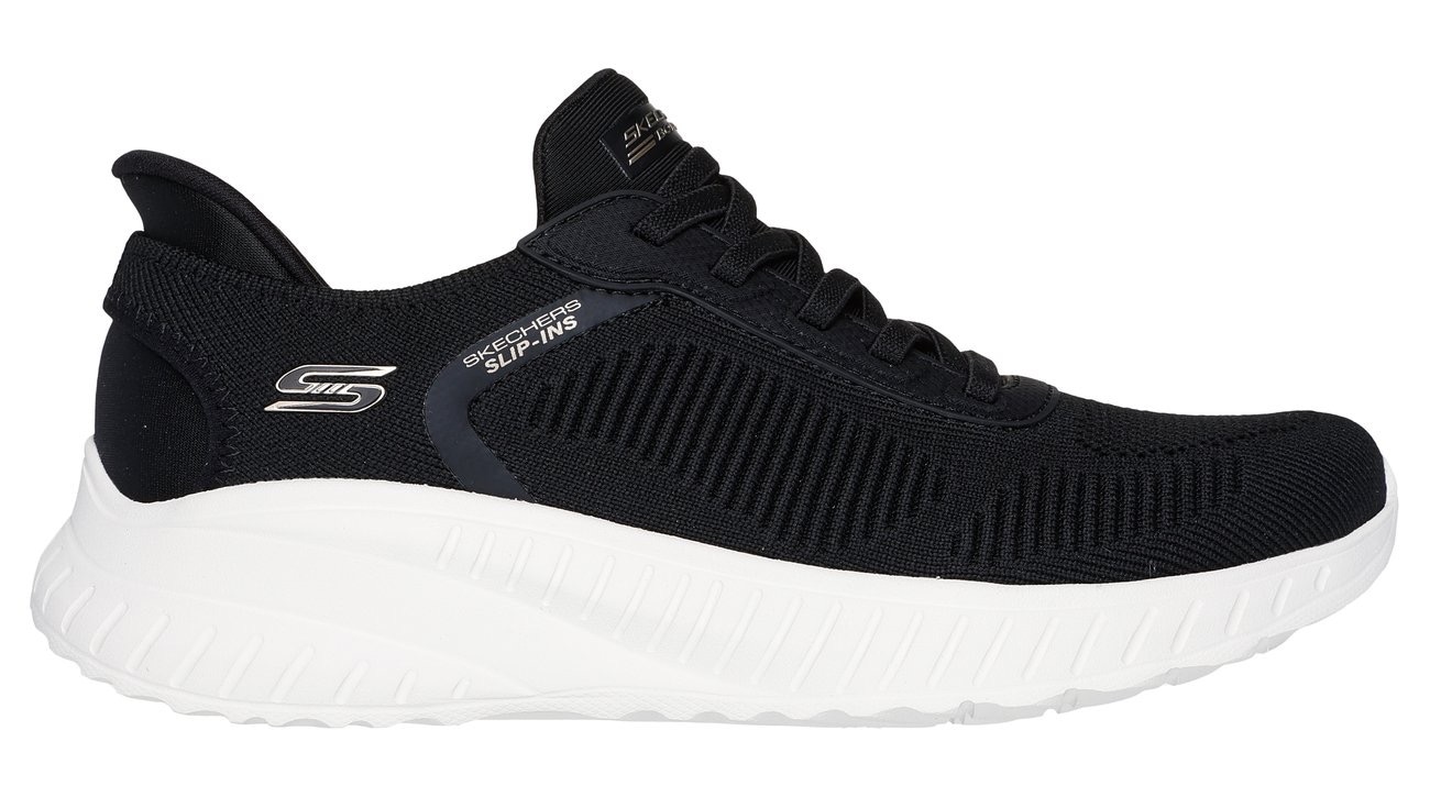 Skechers Slip-On Sneaker »BOBS SQUAD CHAOS-CURRENT MUSE«  , Slipper, Freizeitschuh in veganer Verarbeitung