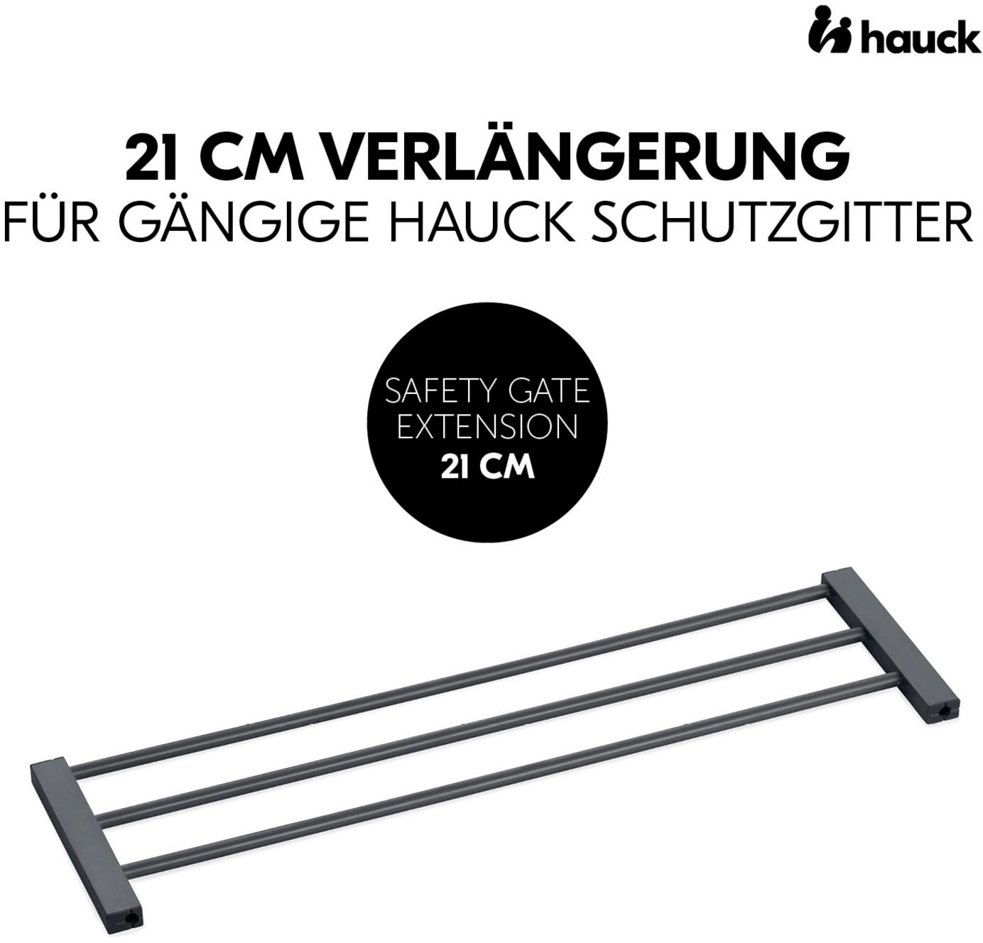 Hauck Verlängerung für Türschutzgitter »Extension, 21 cm, Dark Grey«