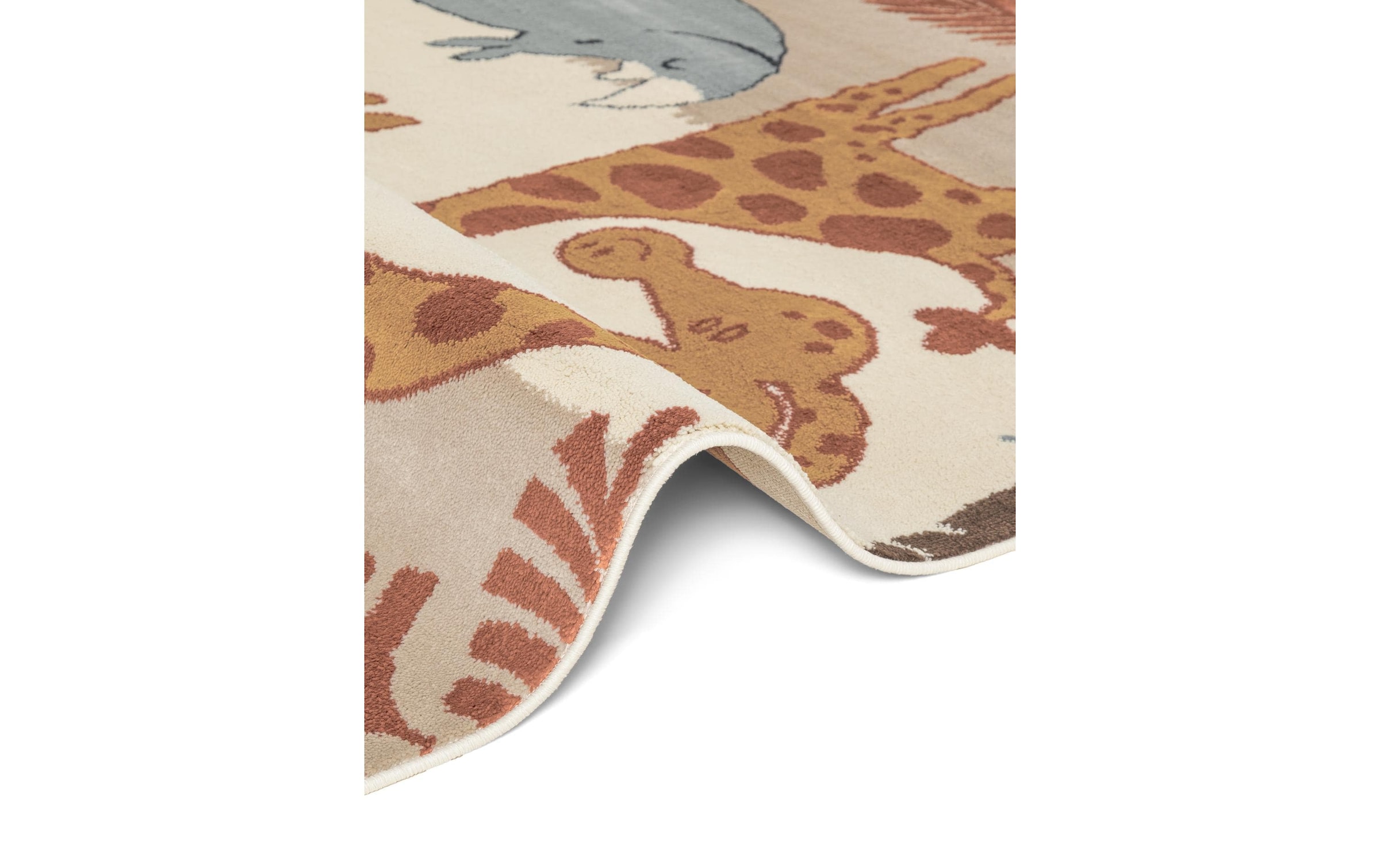 HANSE Home Tapis pour enfants »Savanna« Rectangulaire 10 mm Höhe Pflegeleicht, Weich, Kinderzimmer, Spielteppich, Spielunterlage